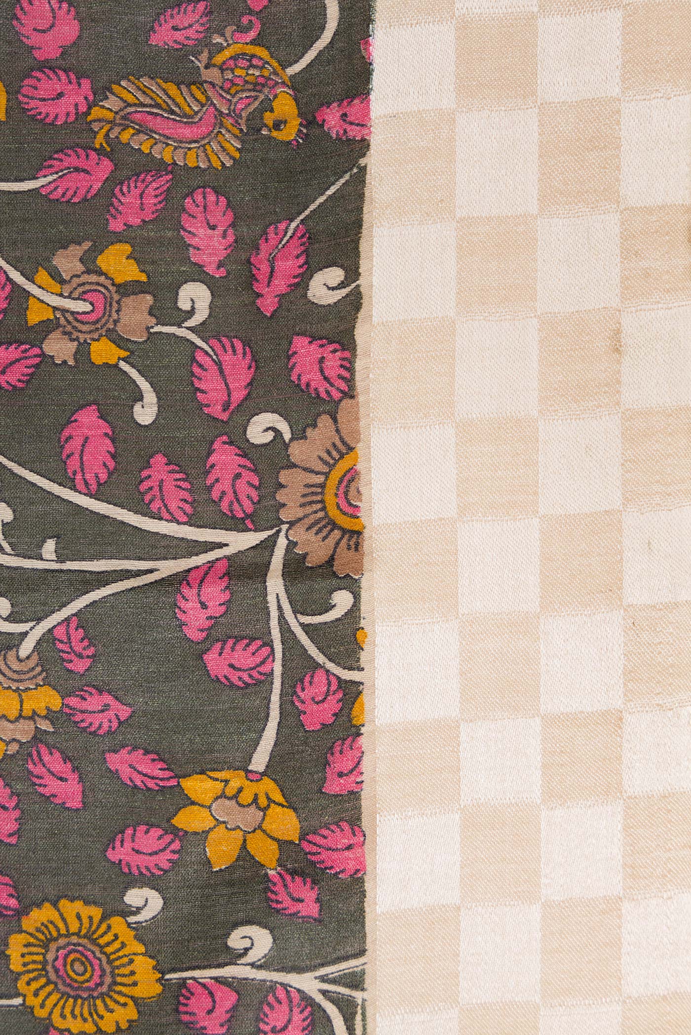 Black Tussar Silk Saree - Image 3
