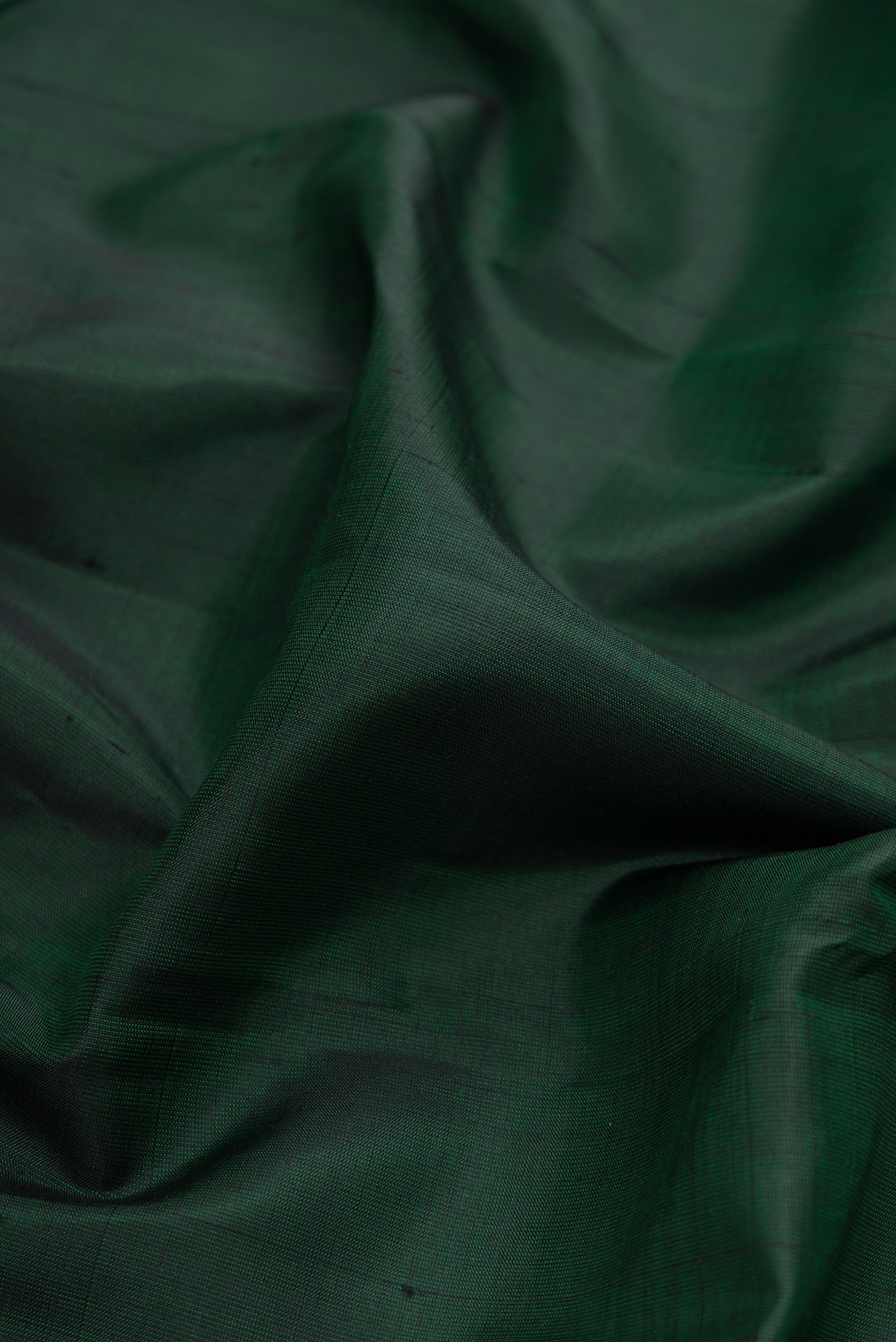 Bottle Green Kanjivaram Silk Saree - Image 2