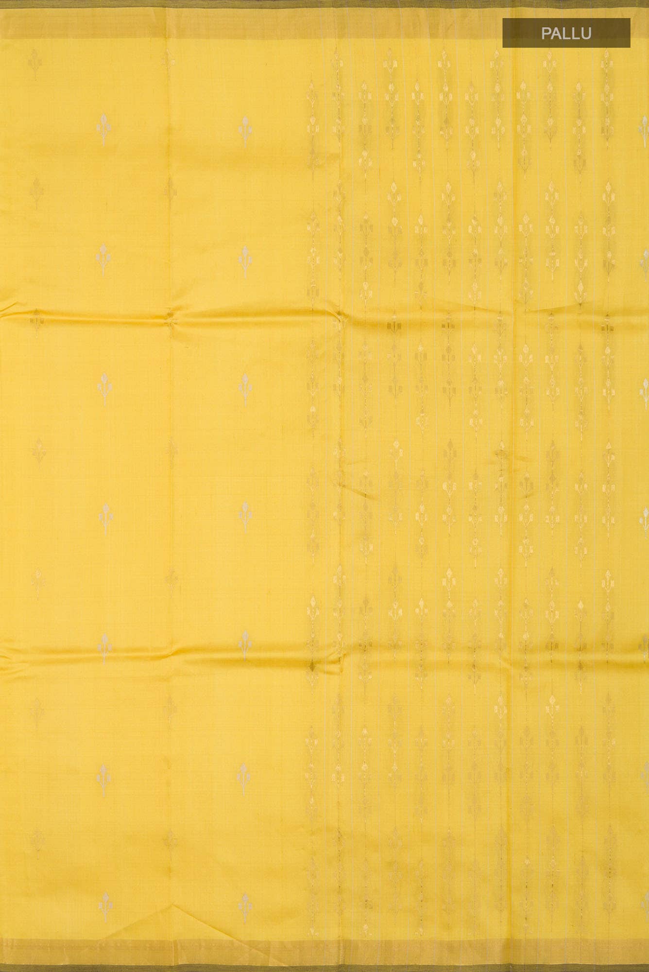 Breeze of Ease-Yellow Bhagalpuri Tussar Silk Saree - Image 5