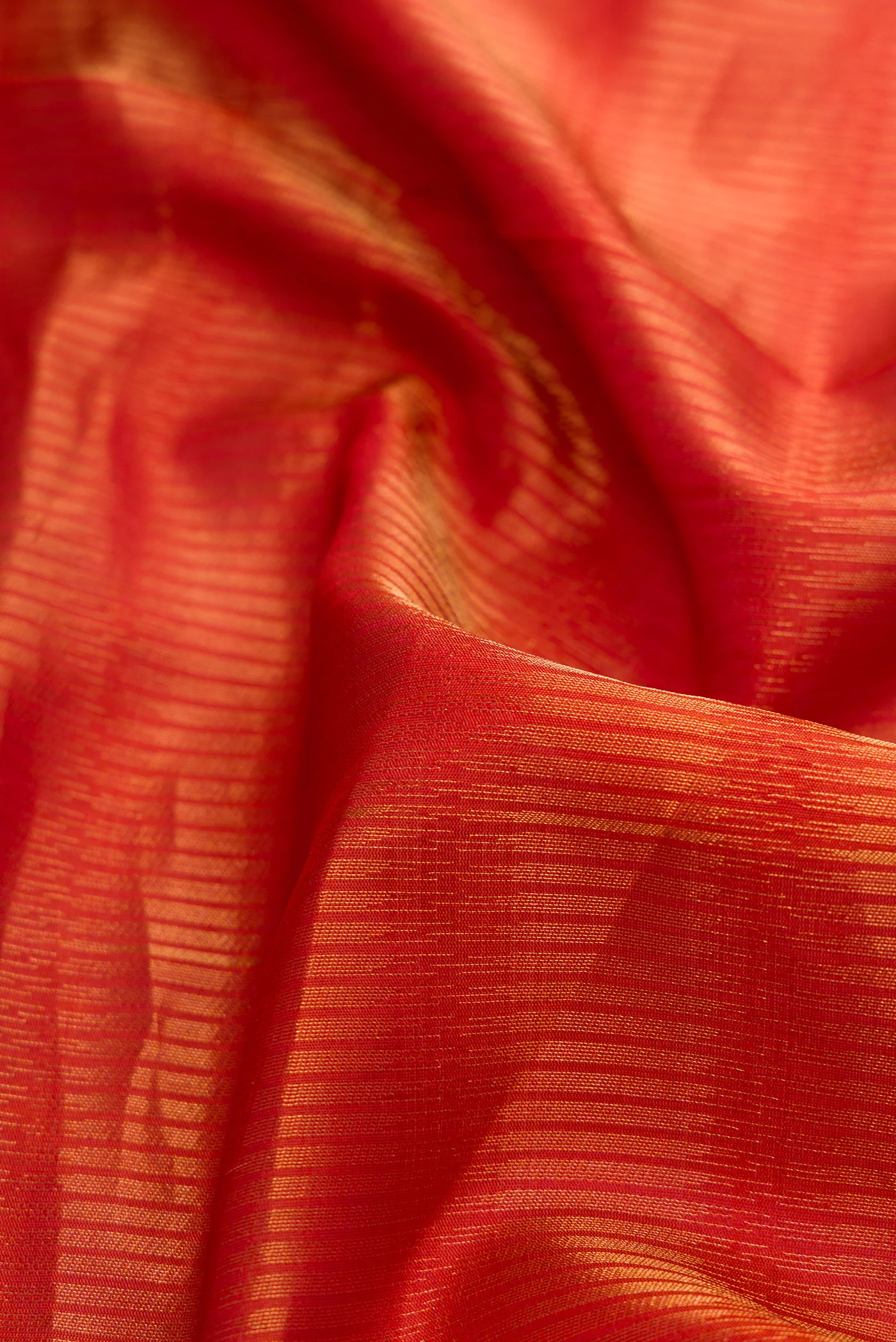 Rust Soft Silk Saree - Image 2