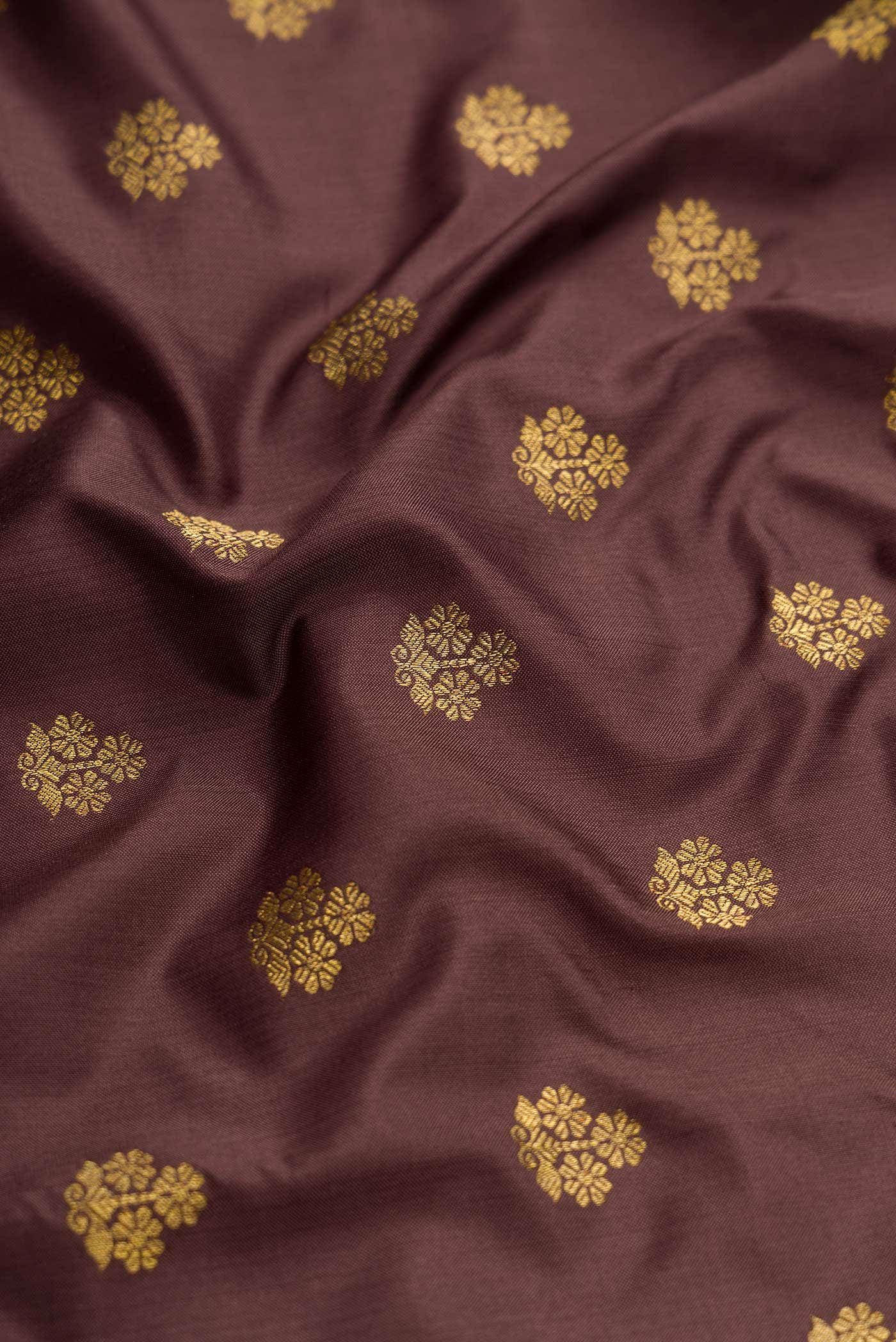 Coffee Brown Paithani Silk Saree - Image 6