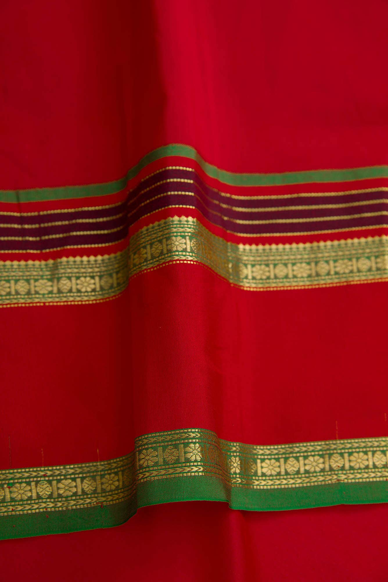 Beige Bangalore Silk Saree - Image 6