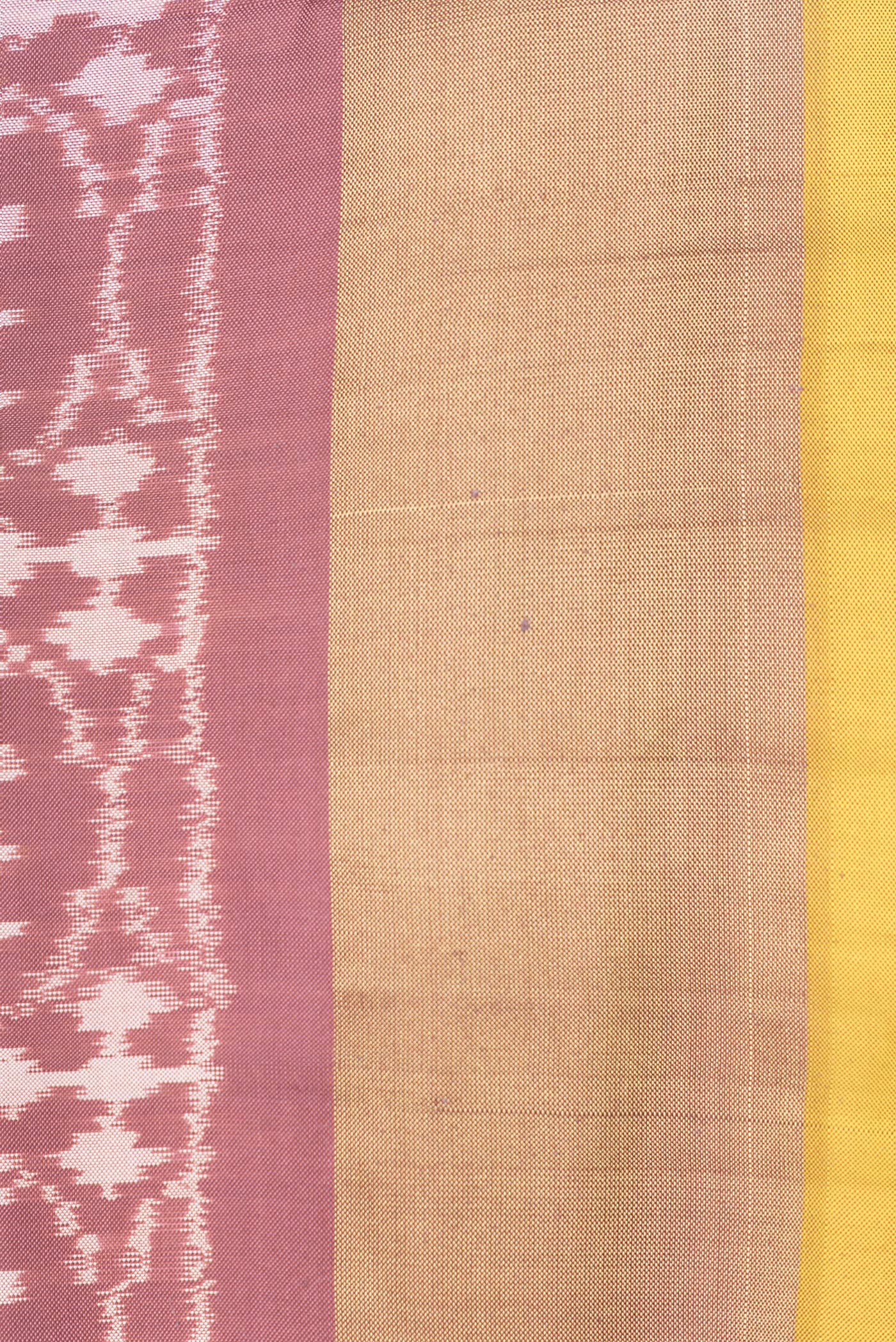 Mauve Pochampally Silk Saree - Image 3