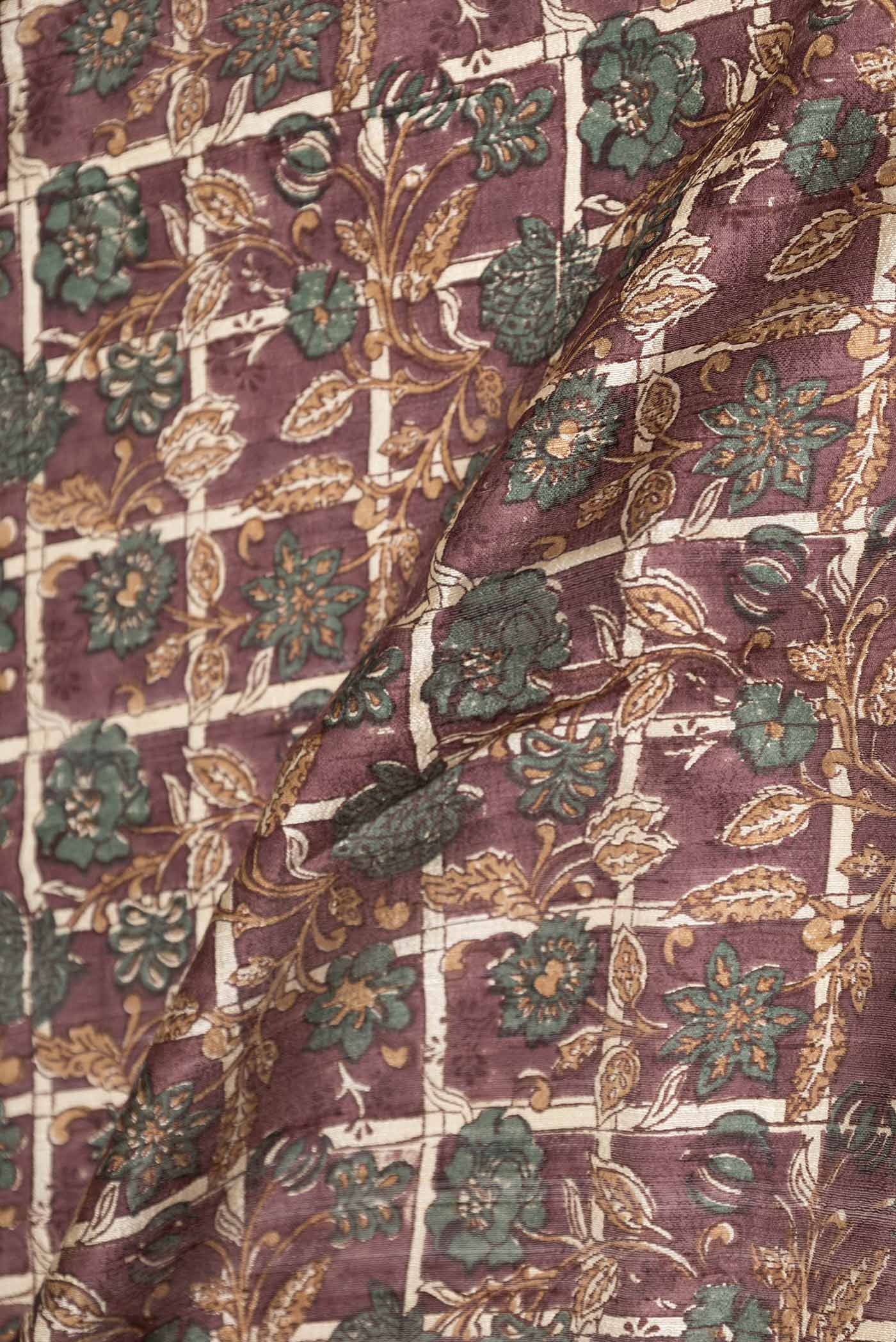 Brown Dual Tone Tussar Saree - Image 2