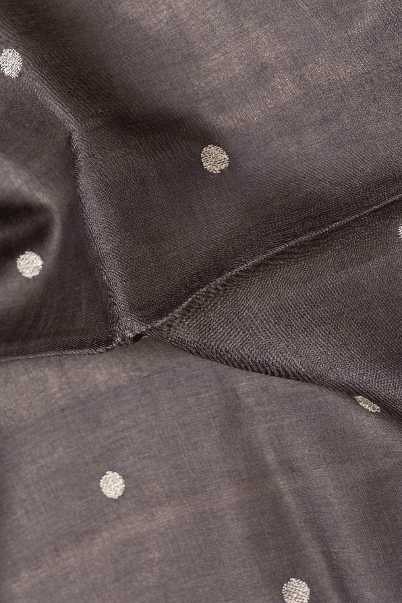 Brown Tussar Silk Saree - Image 2
