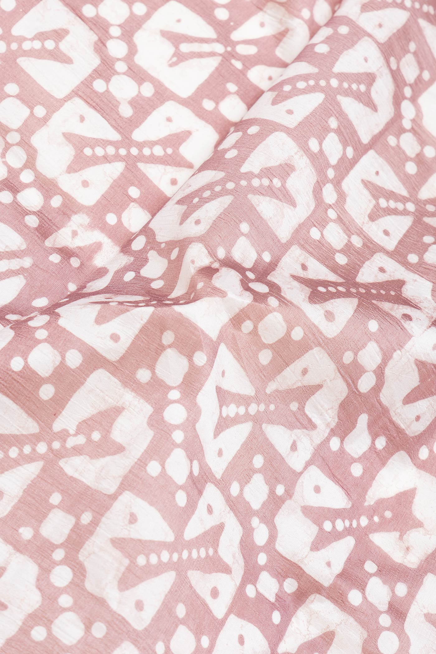 Mauve Printed Silk Saree - Image 2