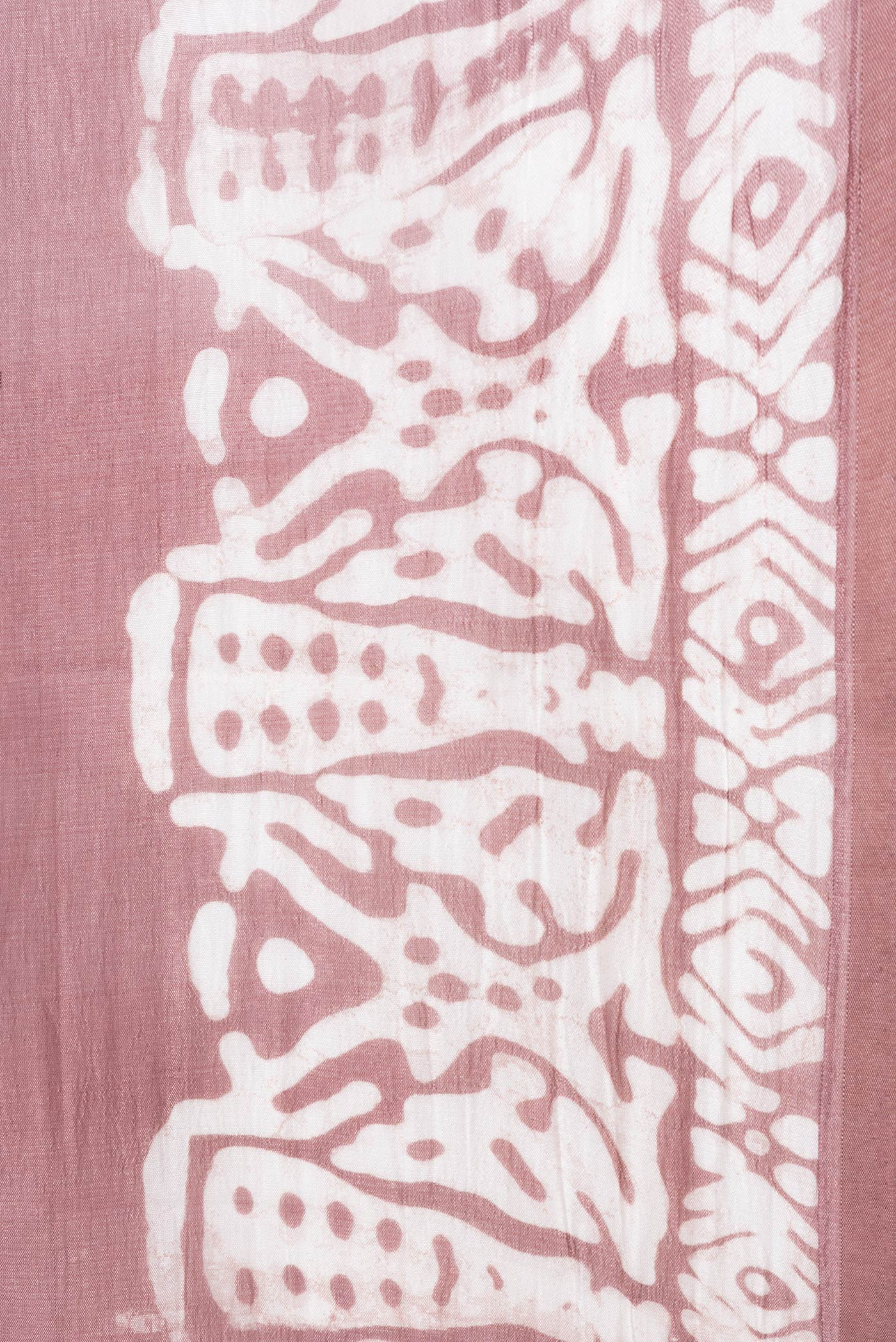 Mauve Printed Silk Saree - Image 3