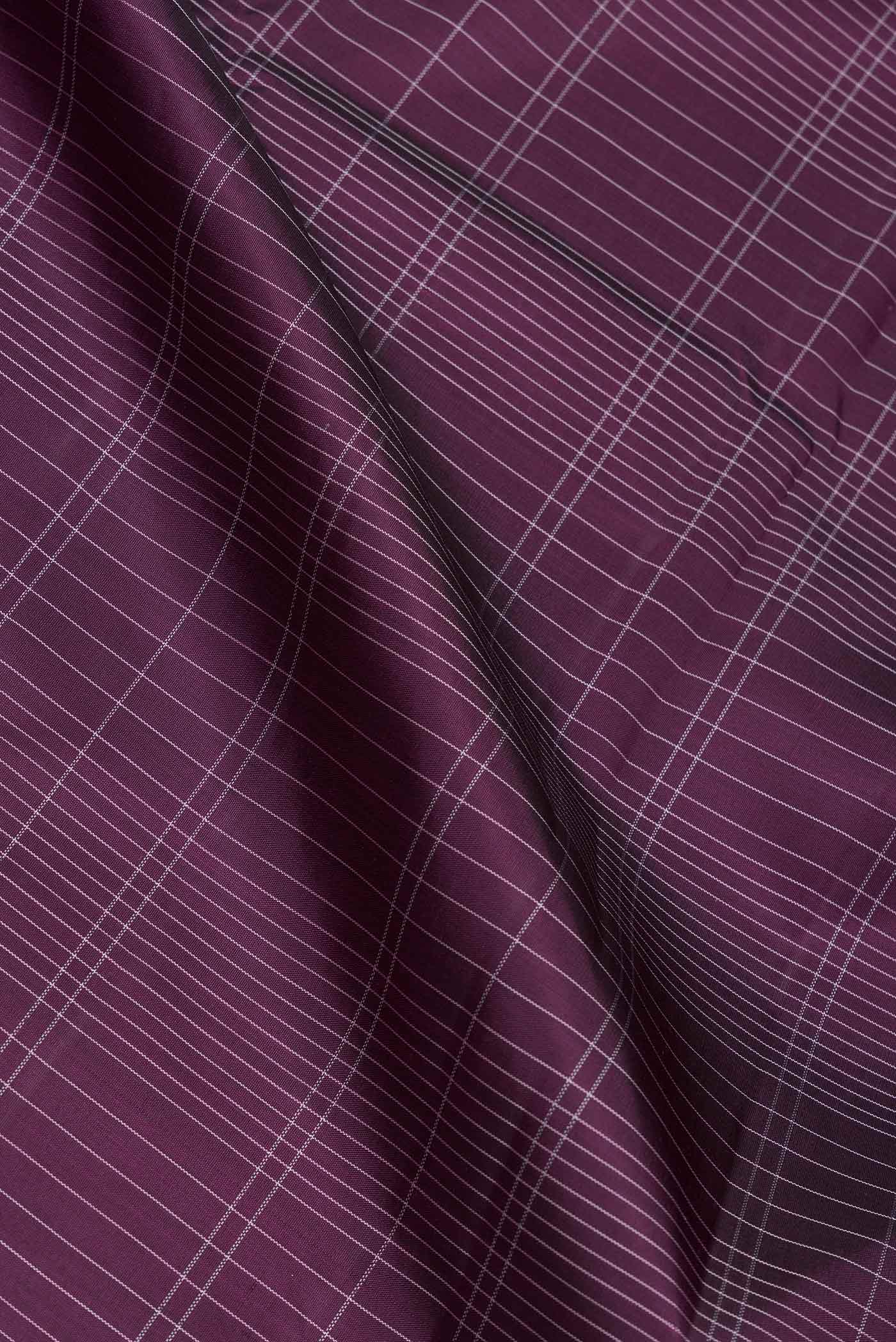 Purple Kanjivaram Saree - Image 2