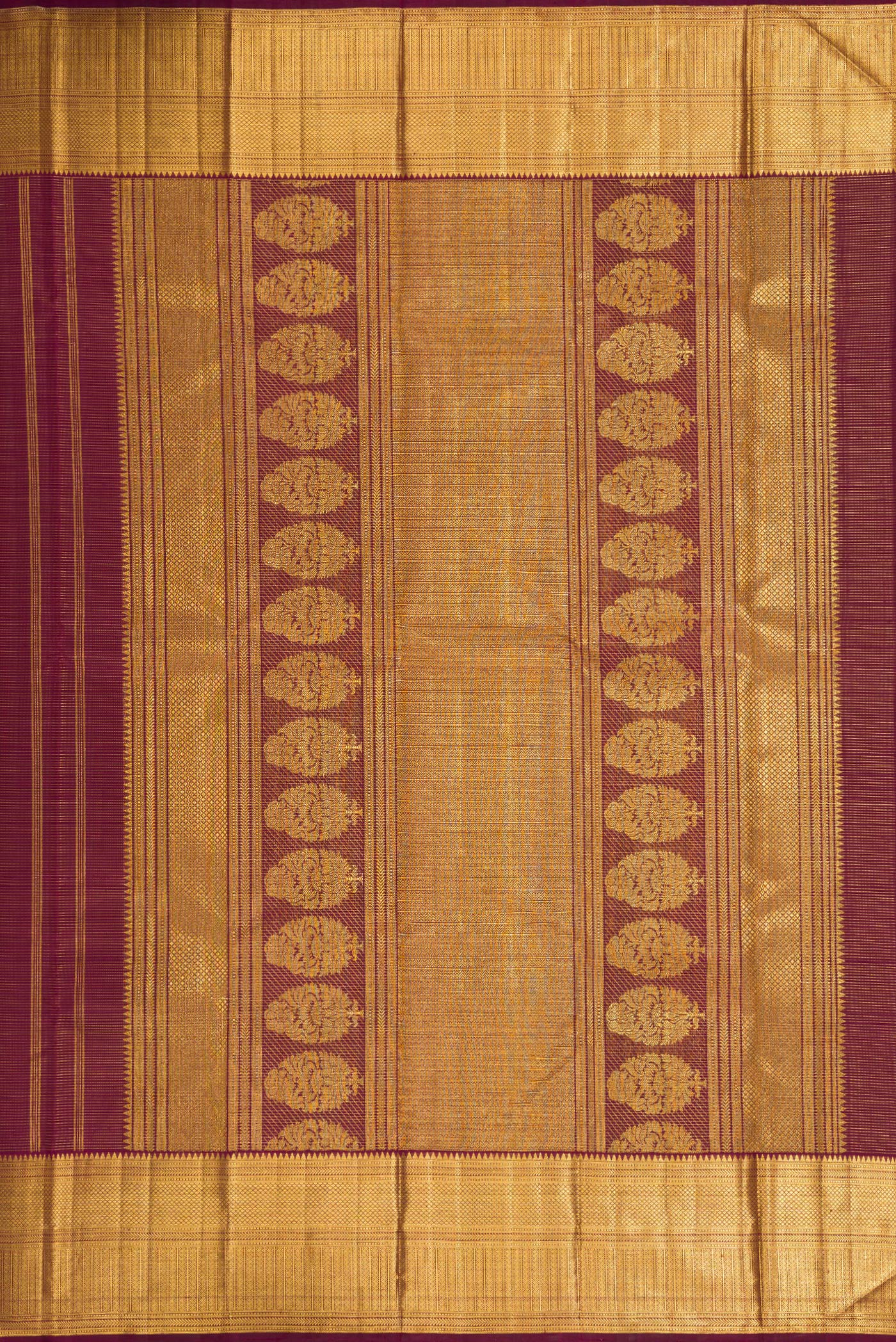 Coffee Brown Kanjivaram Silk Saree - Image 7