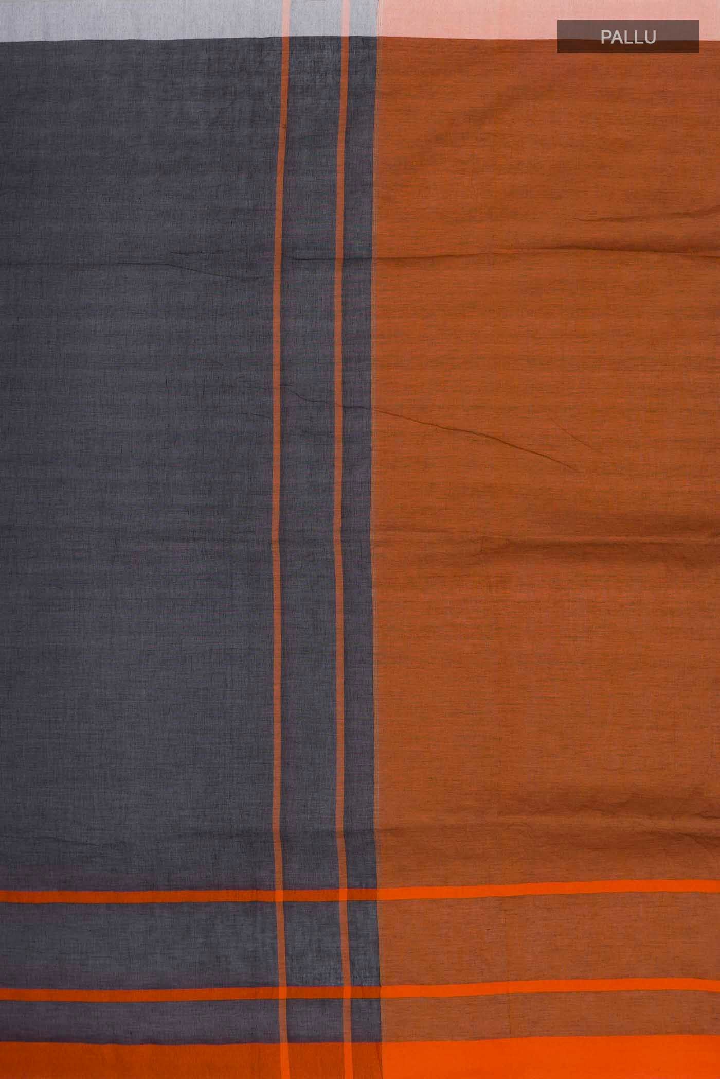Chhaya-Black Cotton Saree - Image 8