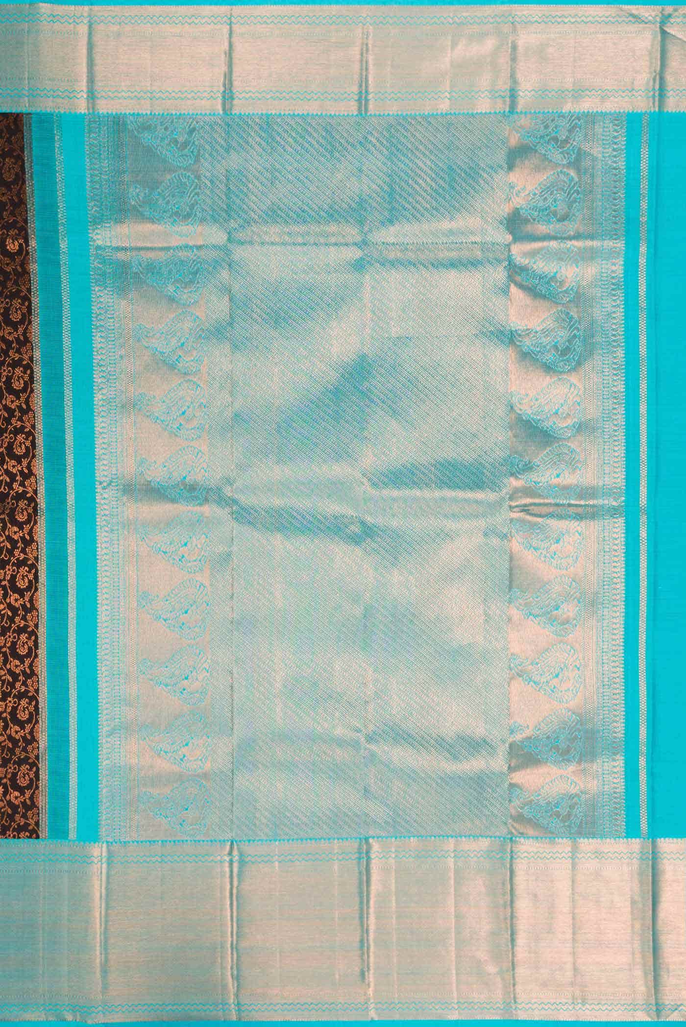 Coffee Brown Kanjivaram Silk Saree - Image 5