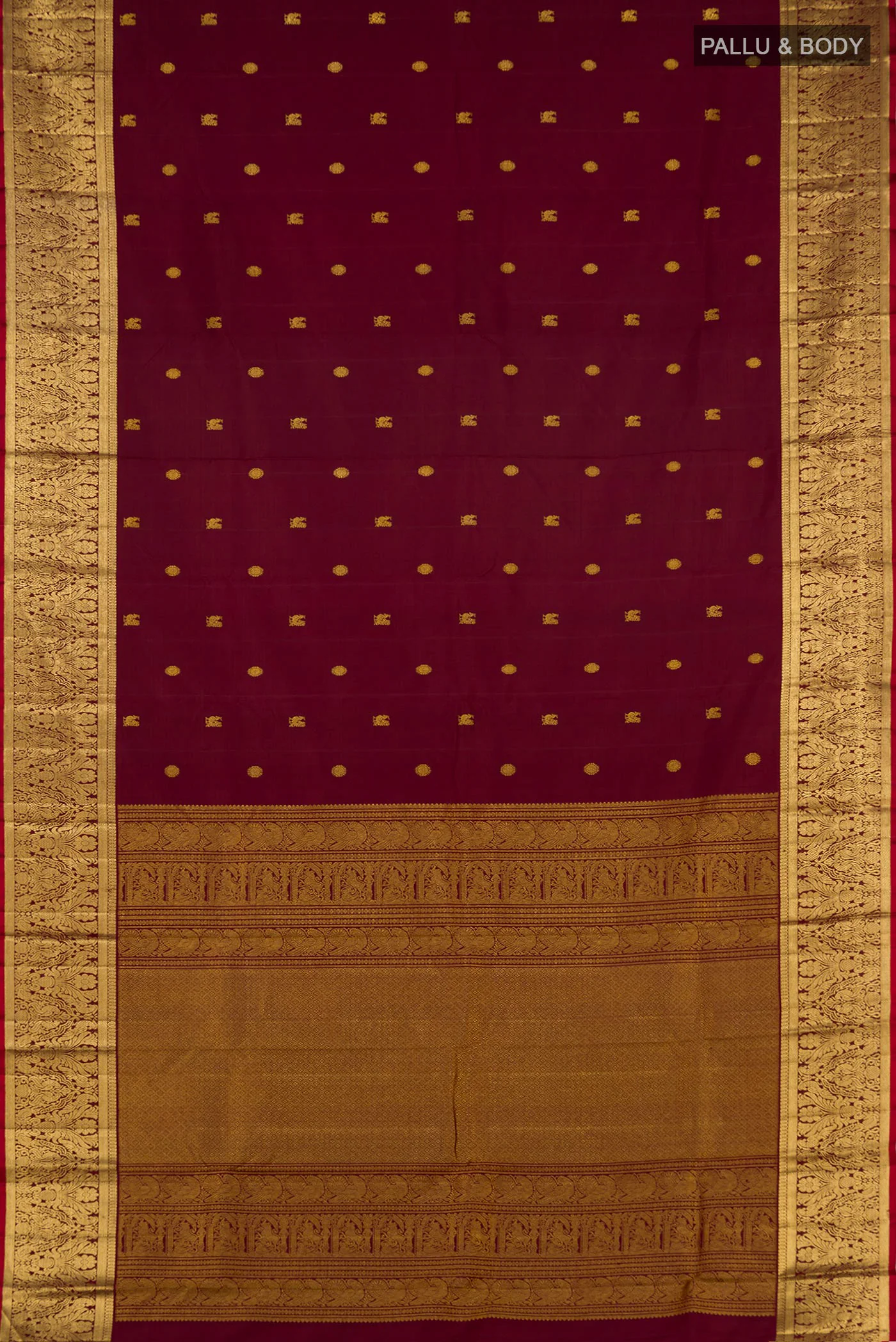 Coffee Brown Kanjivaram Silk Saree - Image 5