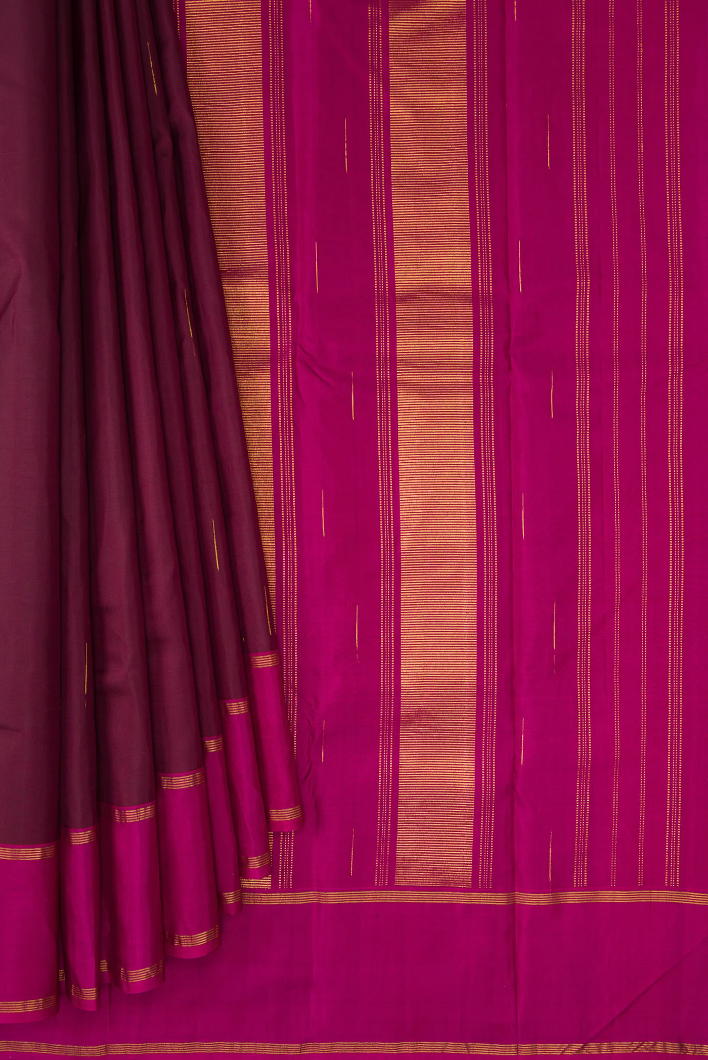 Coffee Brown Kanjivaram Silk Saree - Image 4