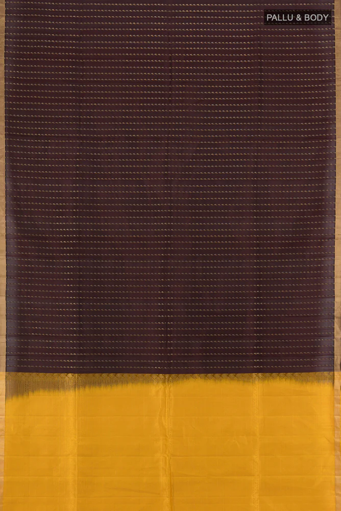 Coffee Brown Soft Silk Saree - Image 5