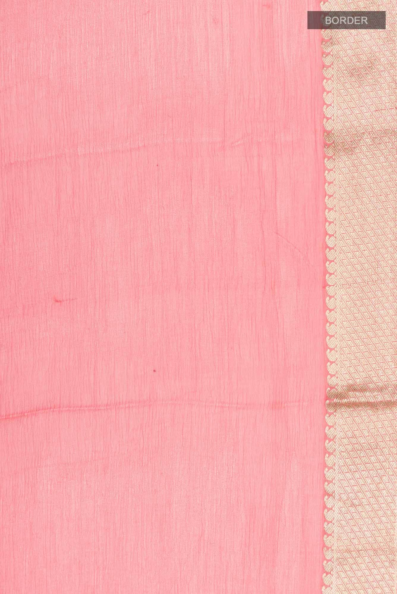 Coral Mysore Chiffon Saree - Image 4