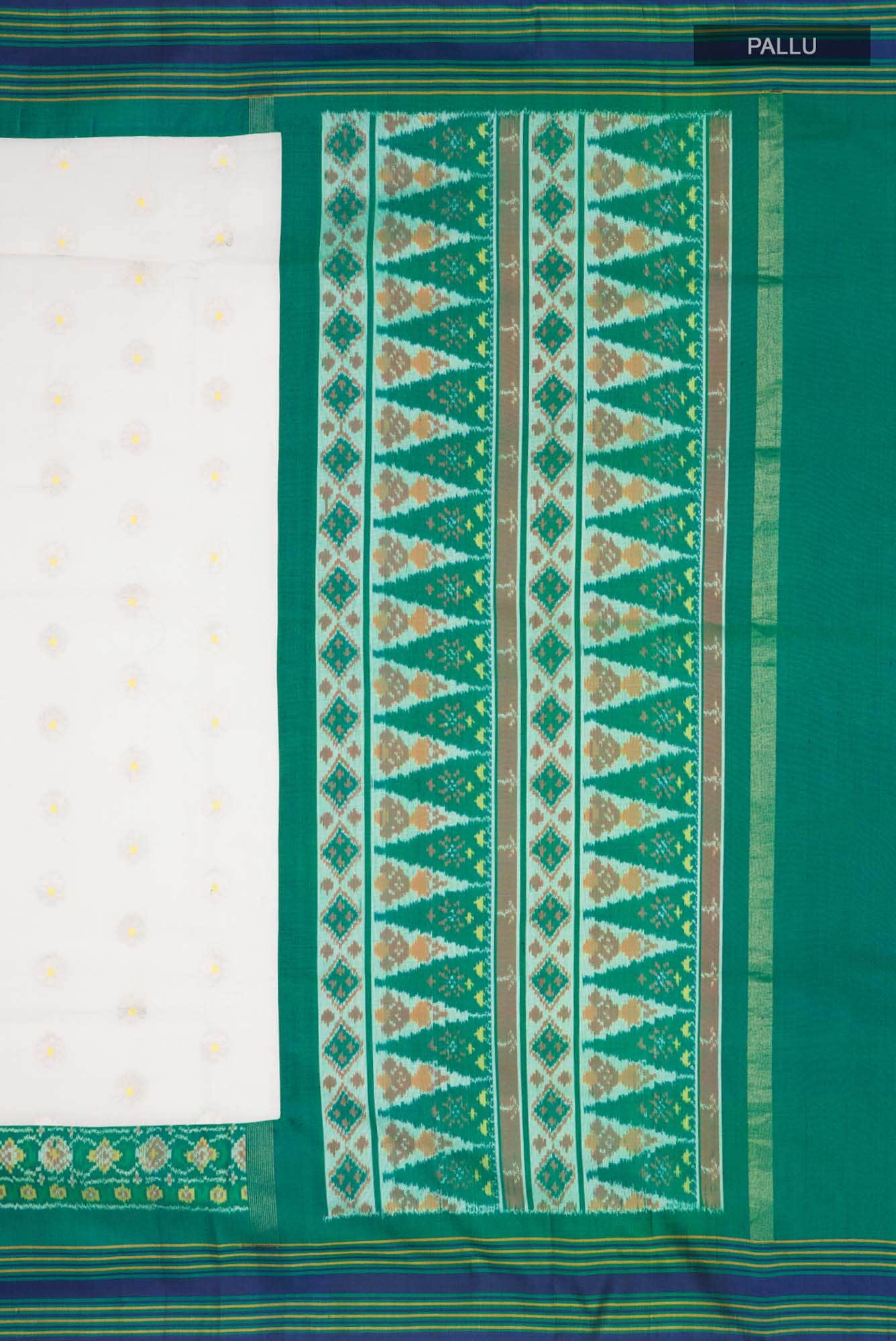 Cream Chanderi Silk Saree - Image 5