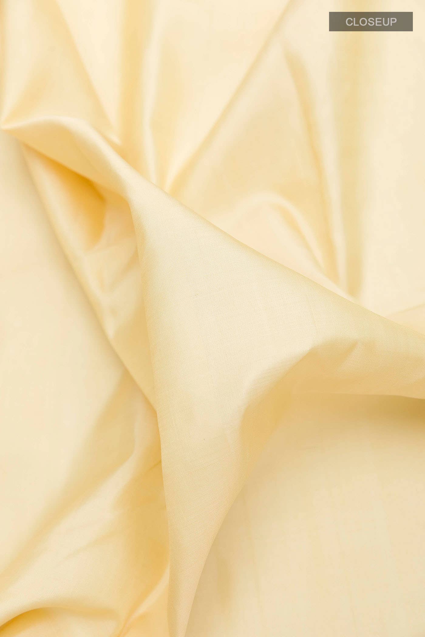 Cream Kanchipuram Silk Nine Yards Saree - Image 3