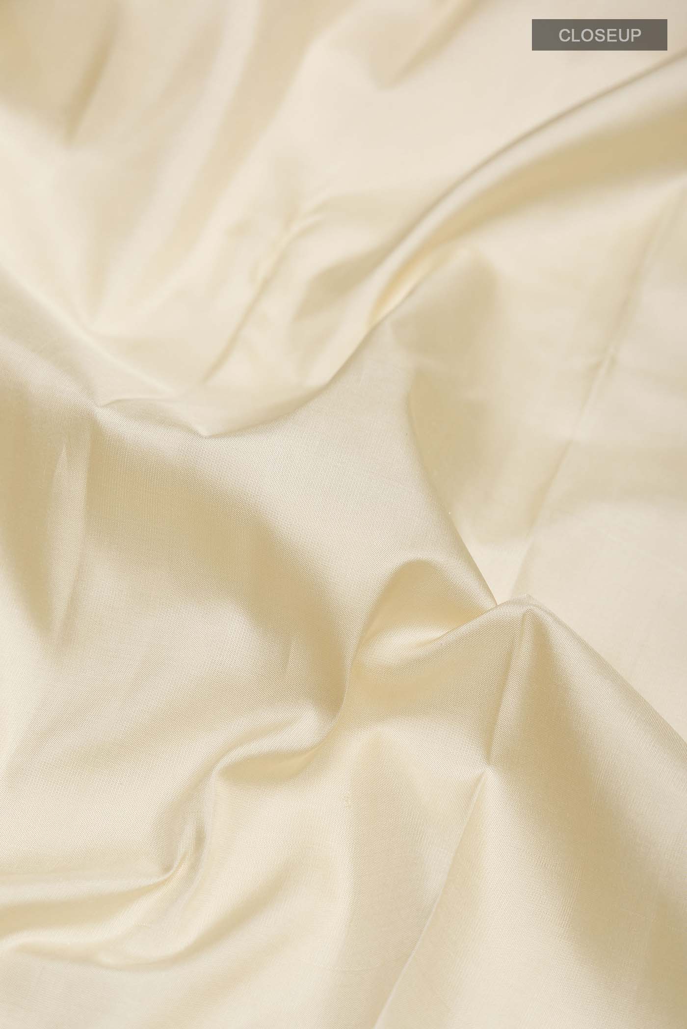 Cream Kanjivaram Silk Saree - Image 2