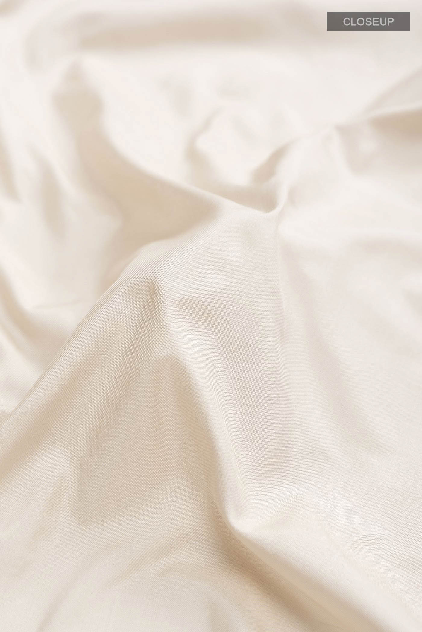 Cream Pochampally Silk Saree - Image 2