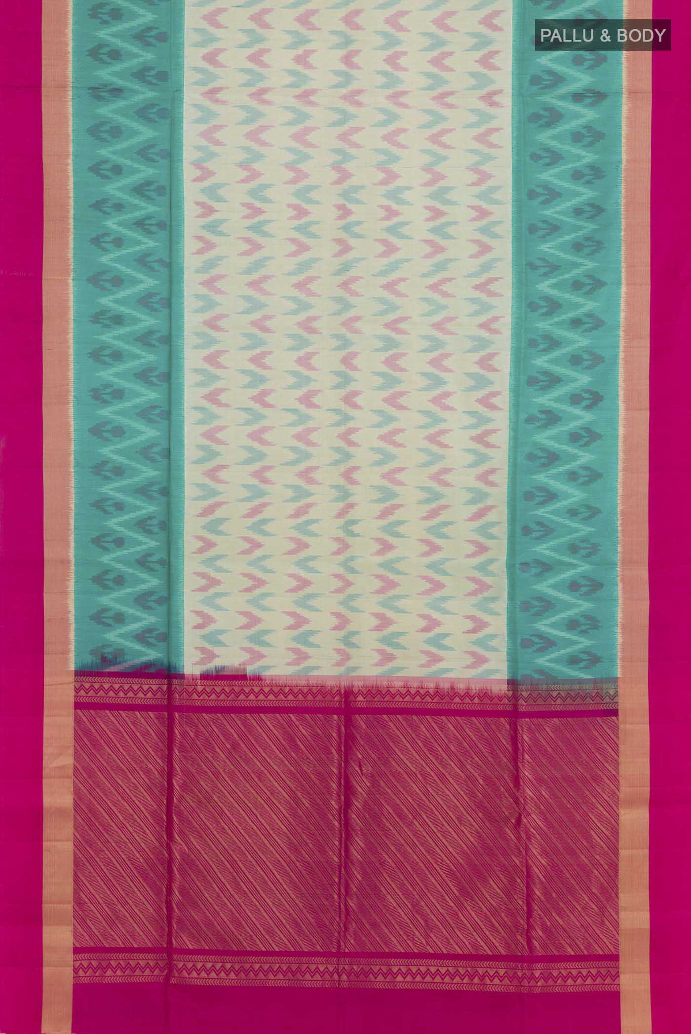 Multi Color Soft Silk Saree - Image 3