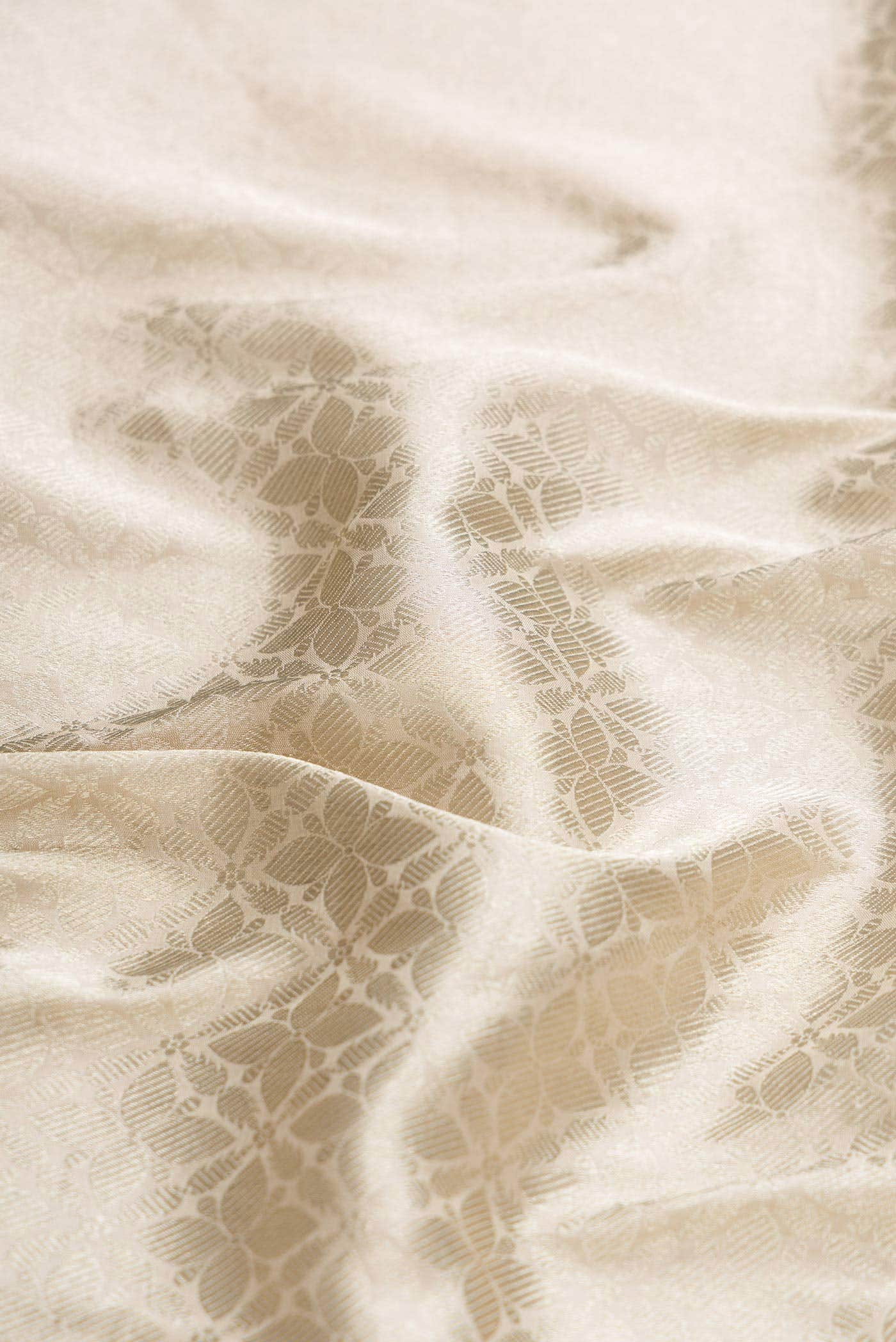 Dark Beige Banarasi Silk Saree - Image 3