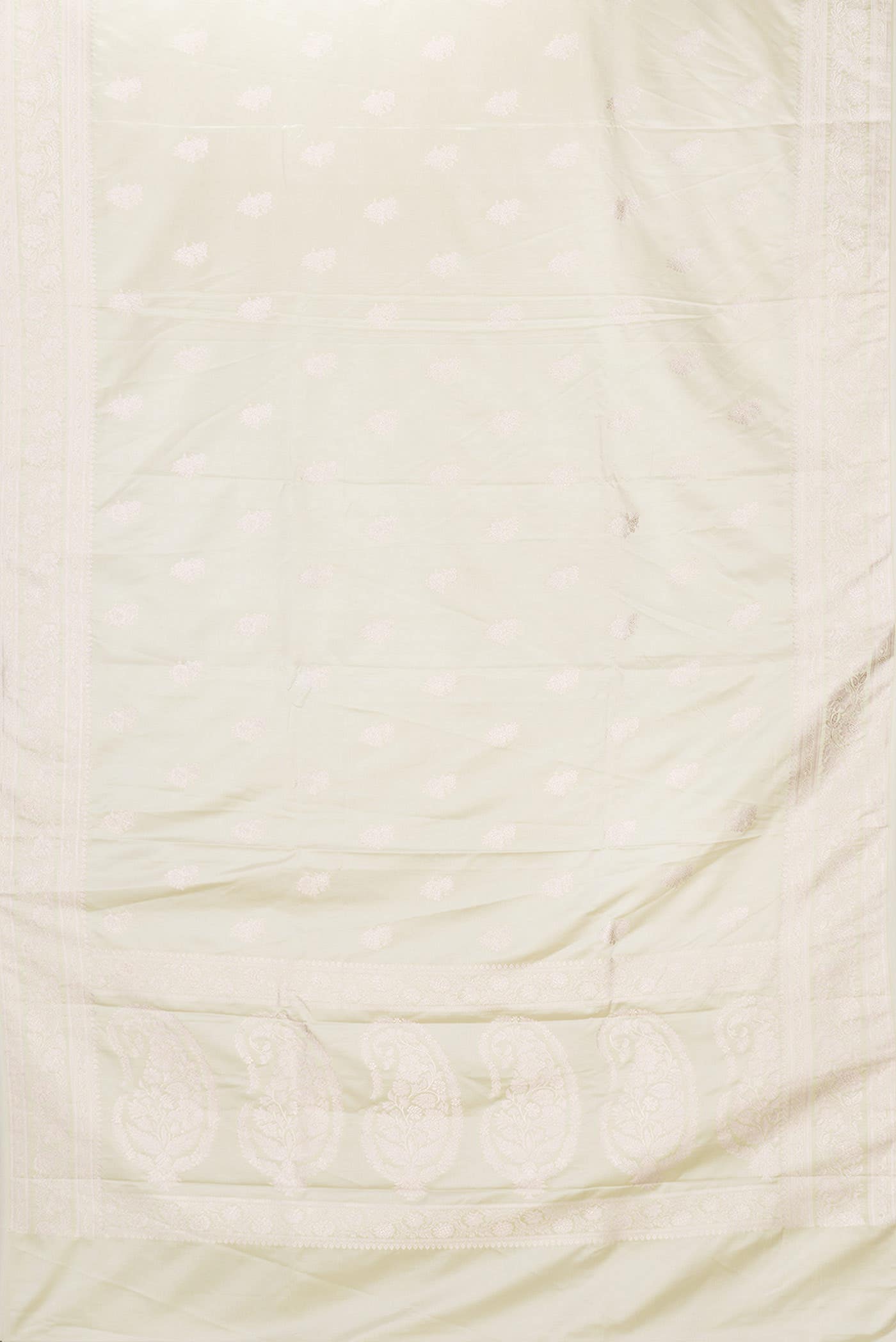 Dark Beige Dual Tone Blended Banarasi Silk Saree - Image 2
