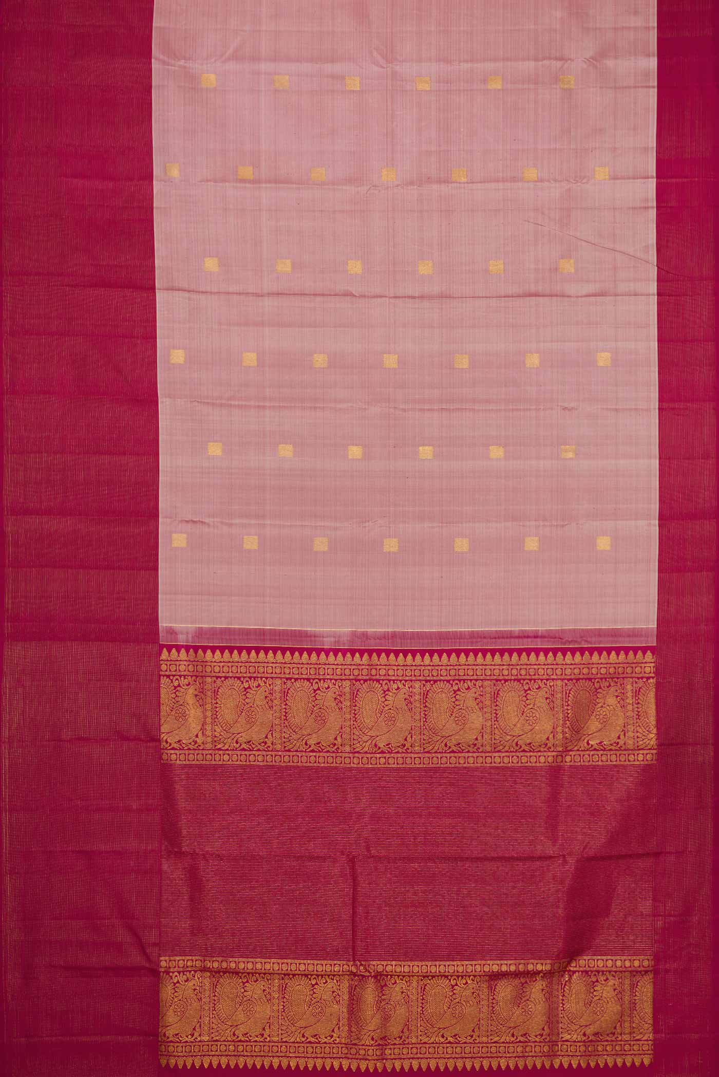 Mauve Kanjivaram Silk Saree - Image 6