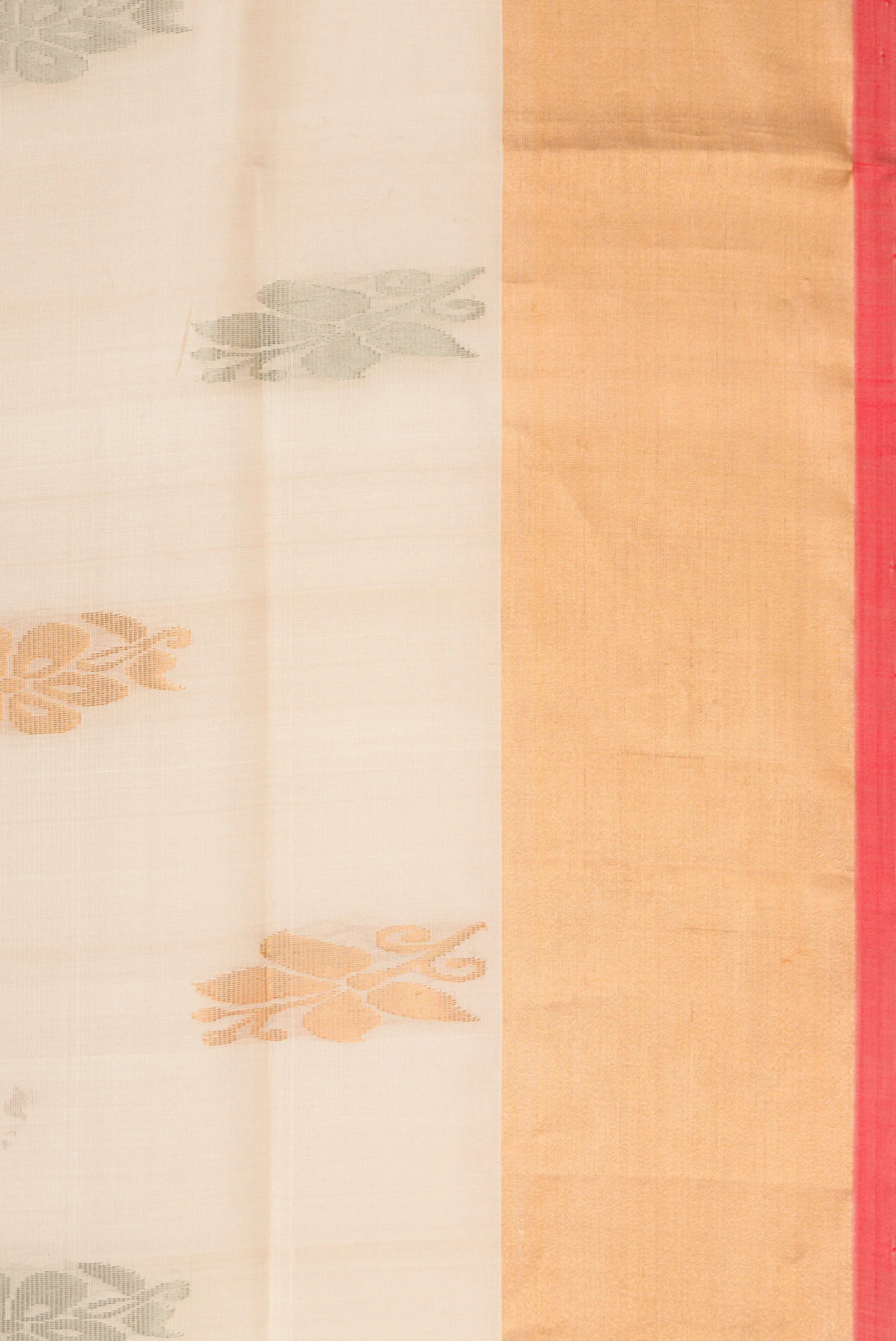 Cream Uppada Silk Saree - Image 3