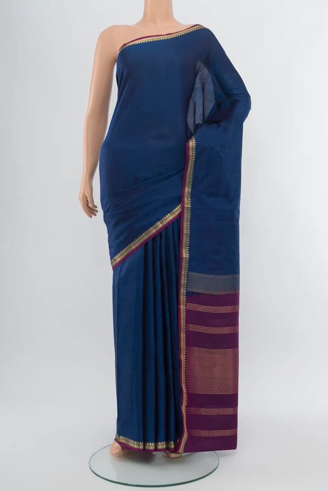 Blue Soft Silk Saree