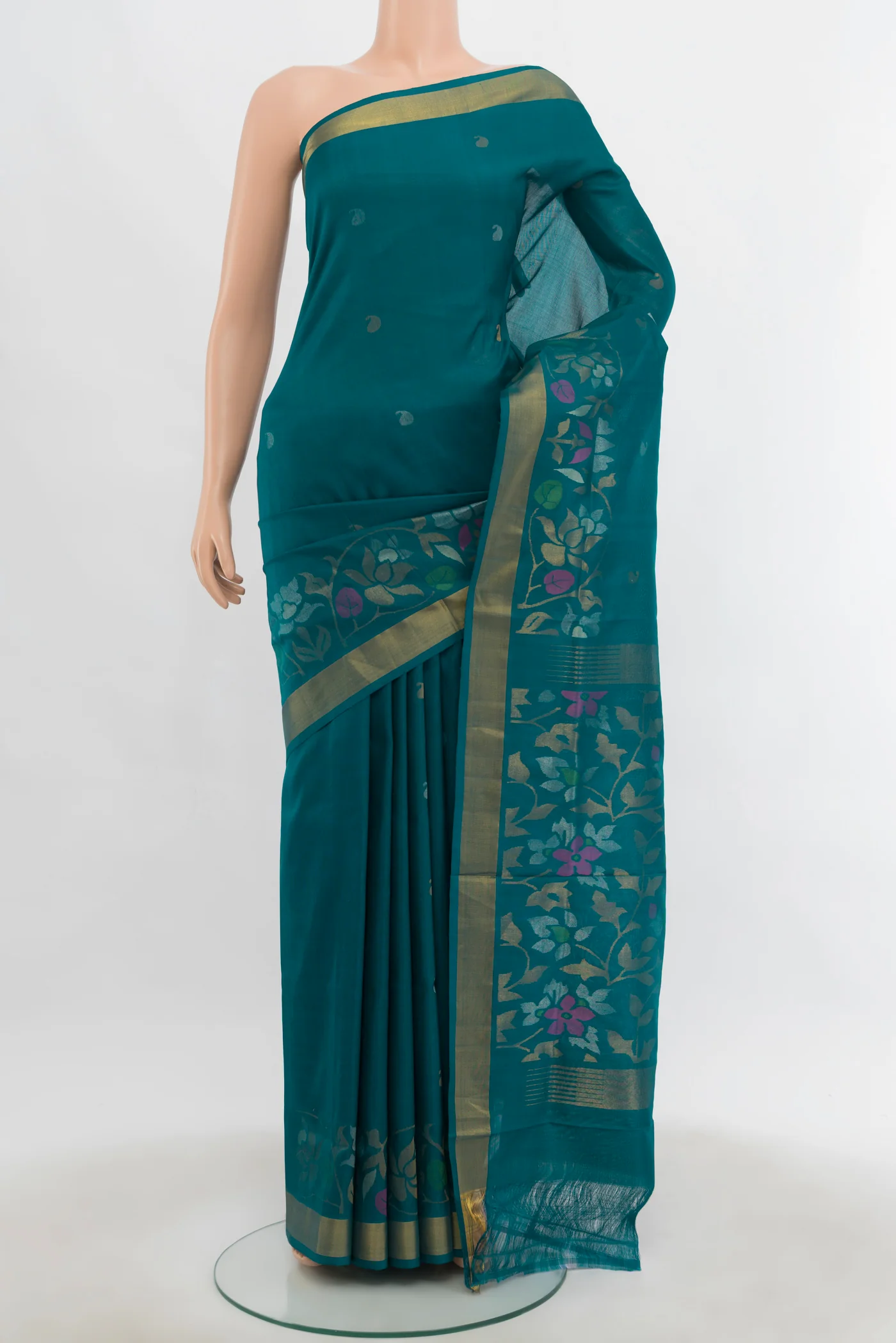 Blue Uppada Silk Saree