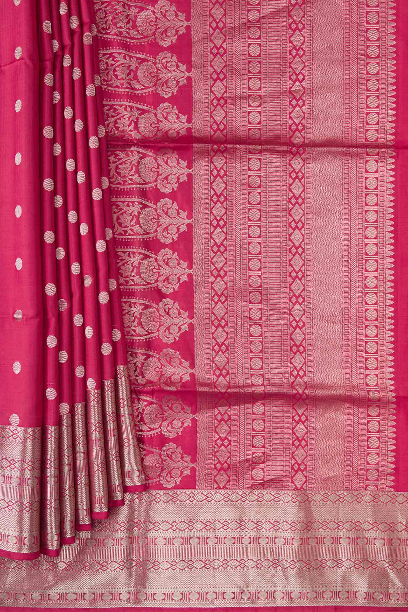 Imperial Red Kanchipuram Silk Saree - Image 4