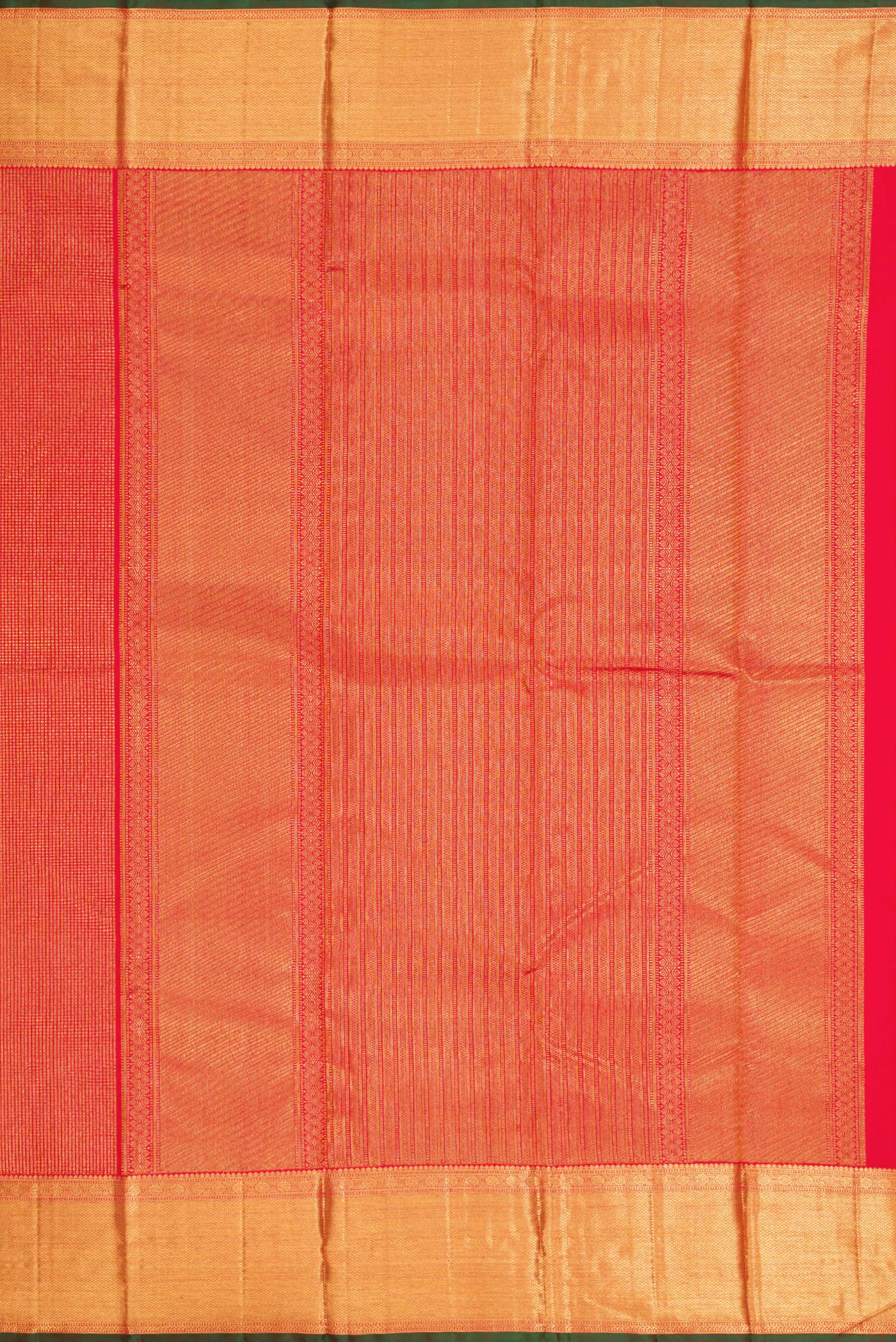 Orange Kanchipuram Silk Saree - Image 7