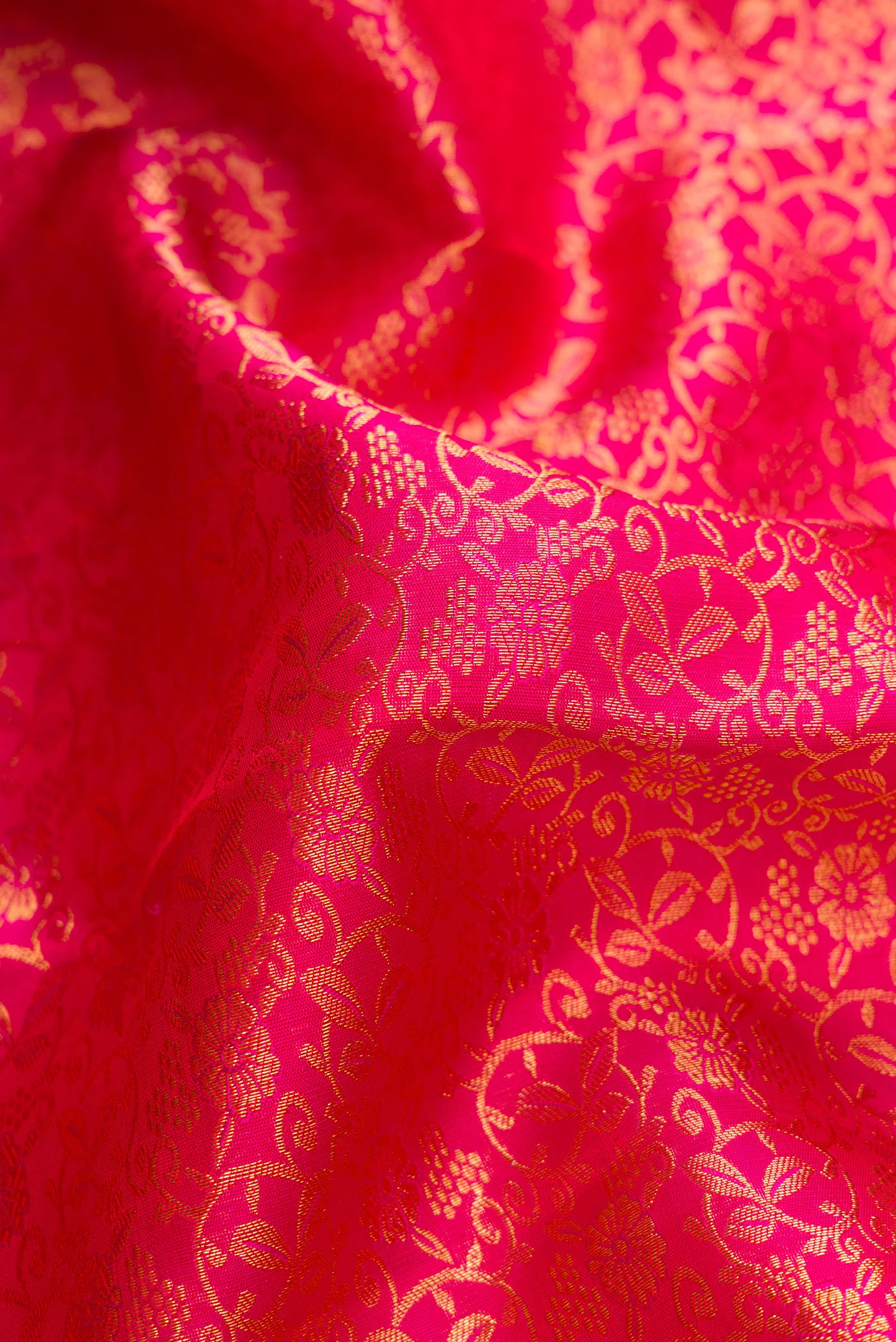 Pink Kanchipuram Silk Saree - Image 2