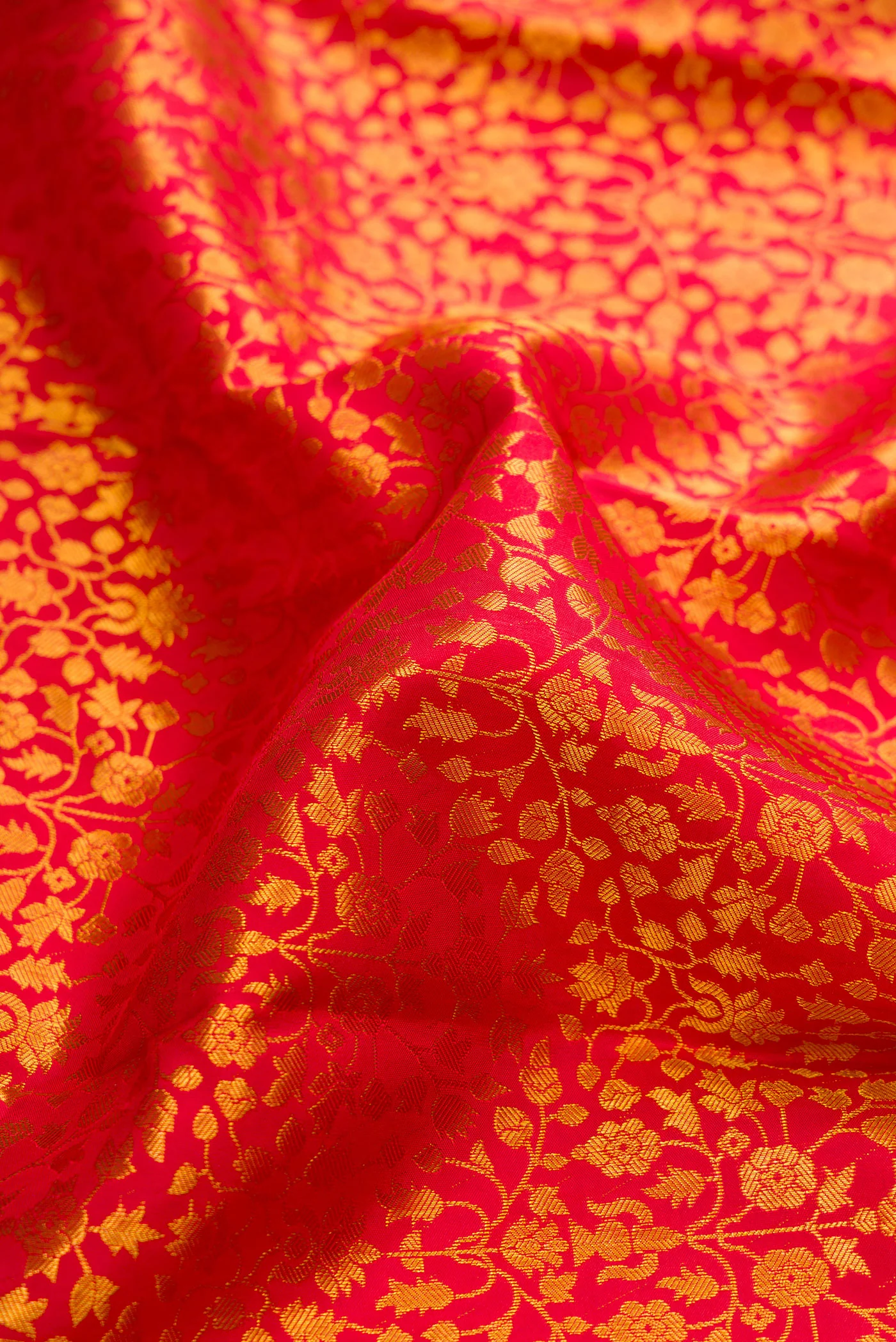 Red Kanchipuram Silk Saree - Image 2