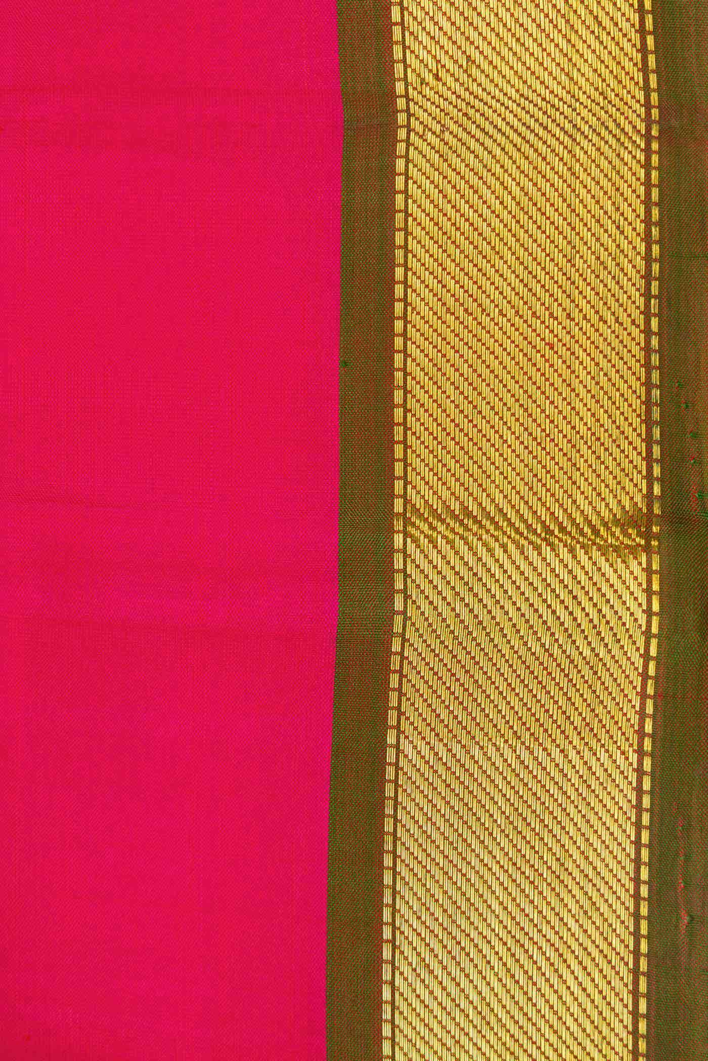 Pink Kanjivaram Silk Saree - Image 4