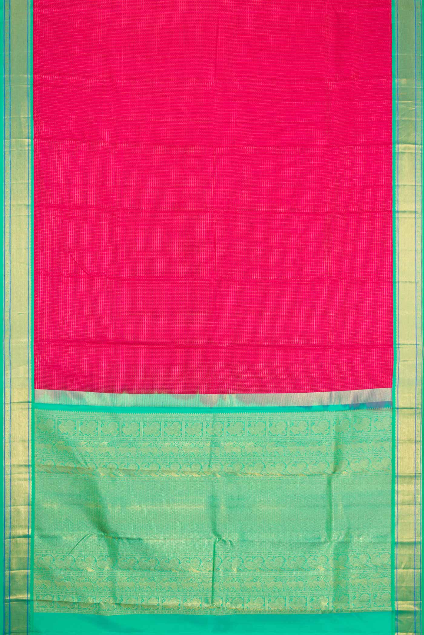 Pink Kanjivaram Silk Saree - Image 6