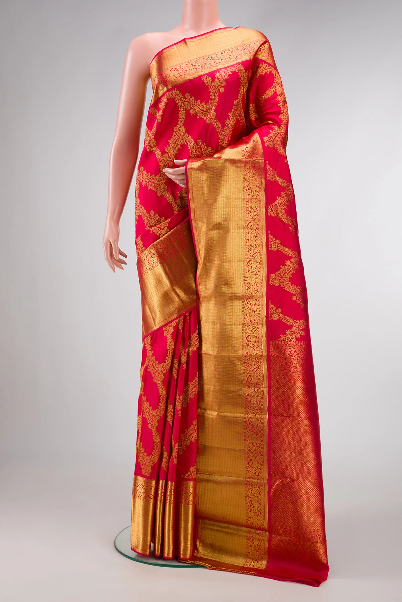 Red Kanjivaram Silk Saree