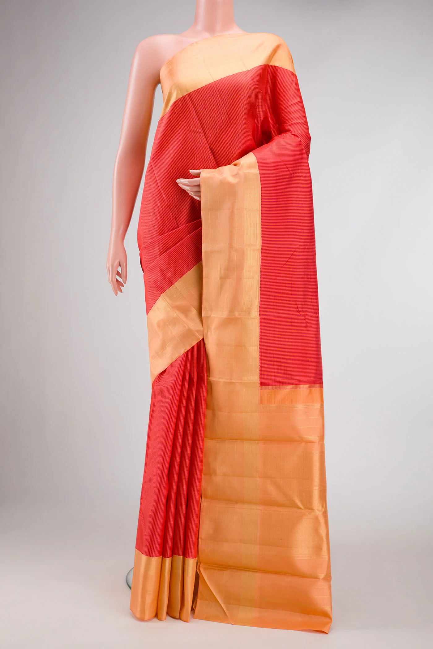 Multi Color Kanjivaram Silk Saree