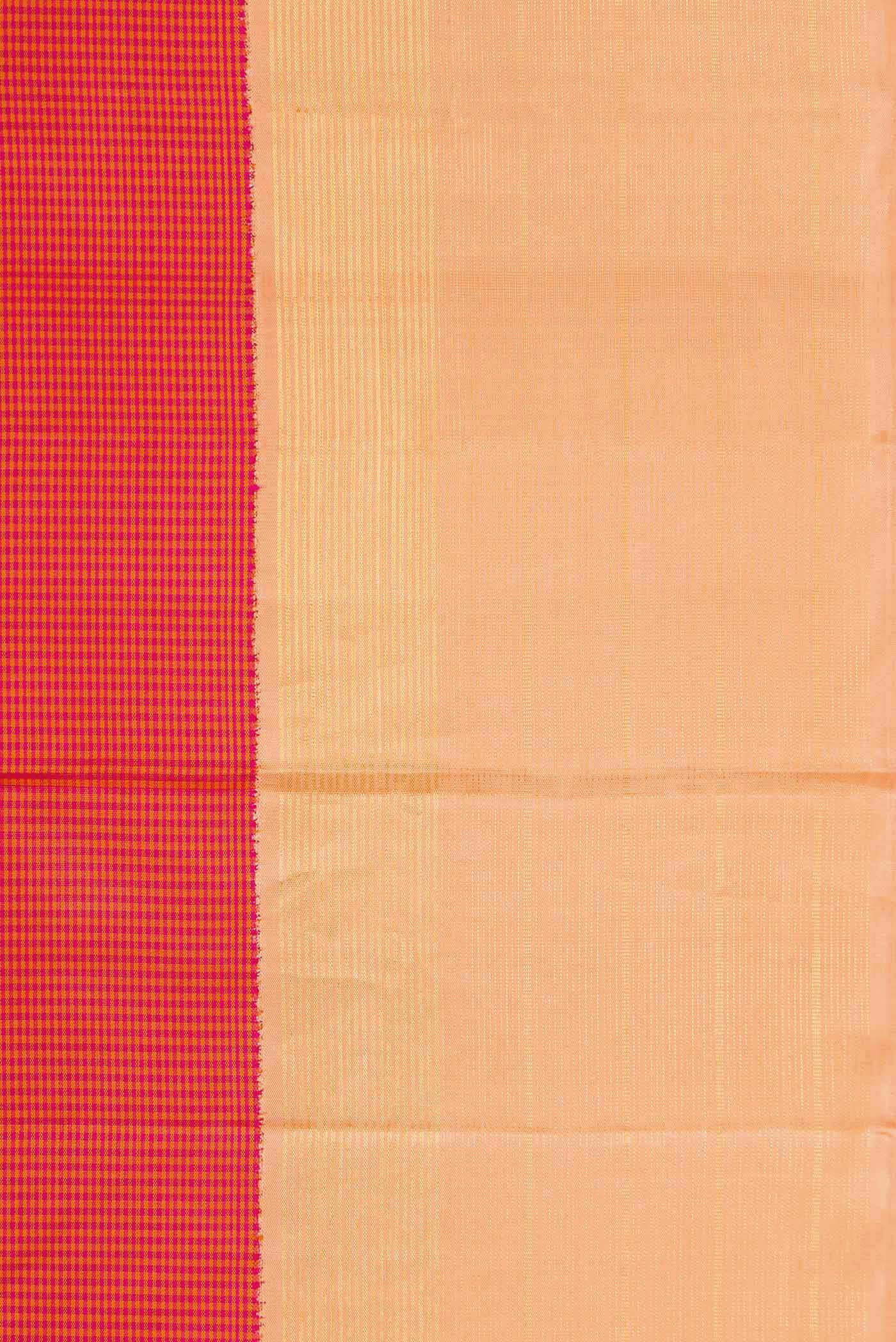 Multi Color Kanjivaram Silk Saree - Image 3