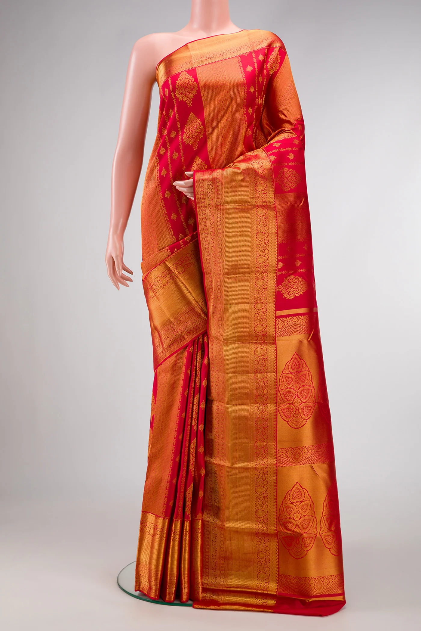 Red Kanjivaram Silk Saree