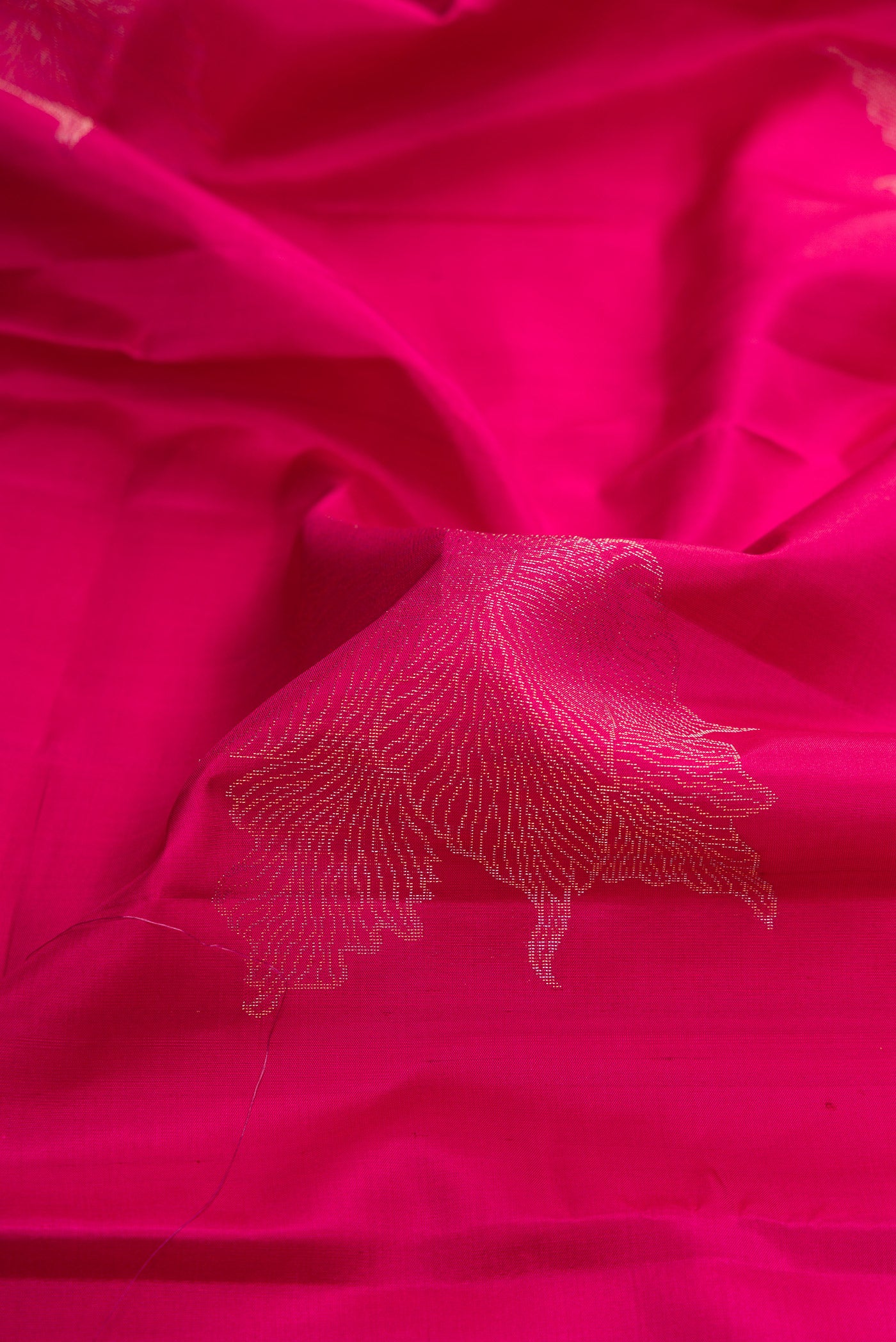 Pink Soft Silk Saree - Image 2