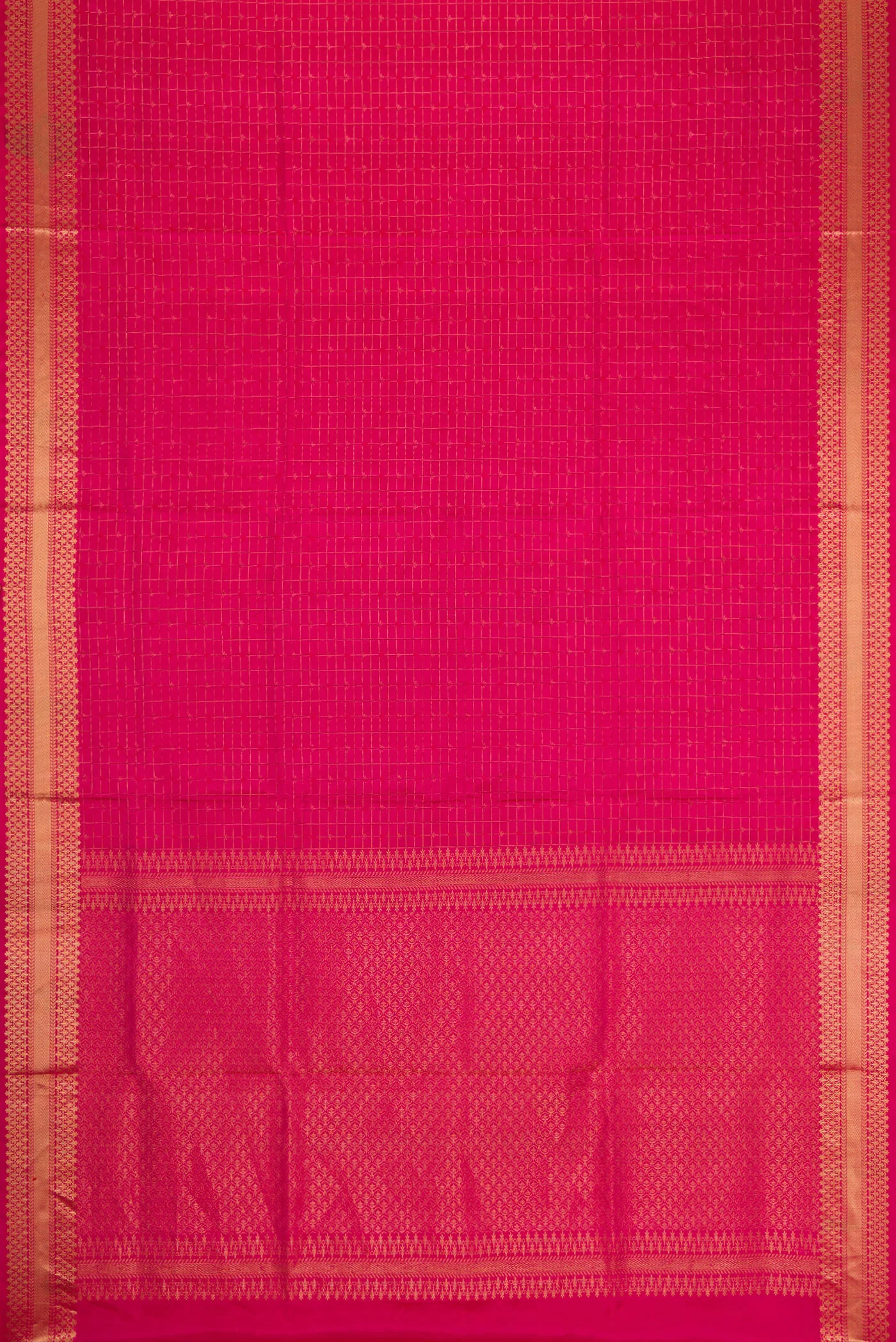 Pink Soft Silk Saree - Image 6