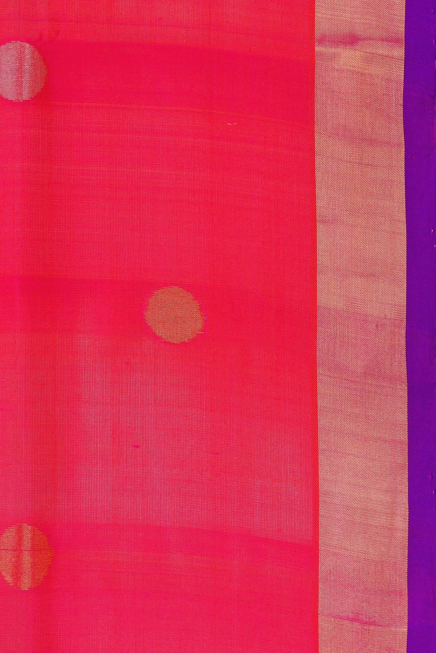 Pink Uppada Silk Saree - Image 3