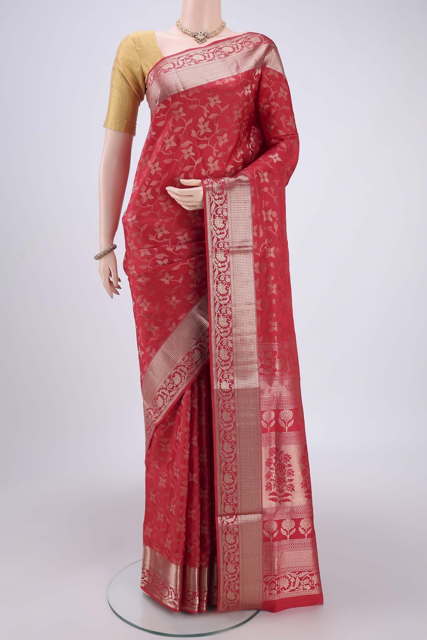 Red Soft Silk Saree