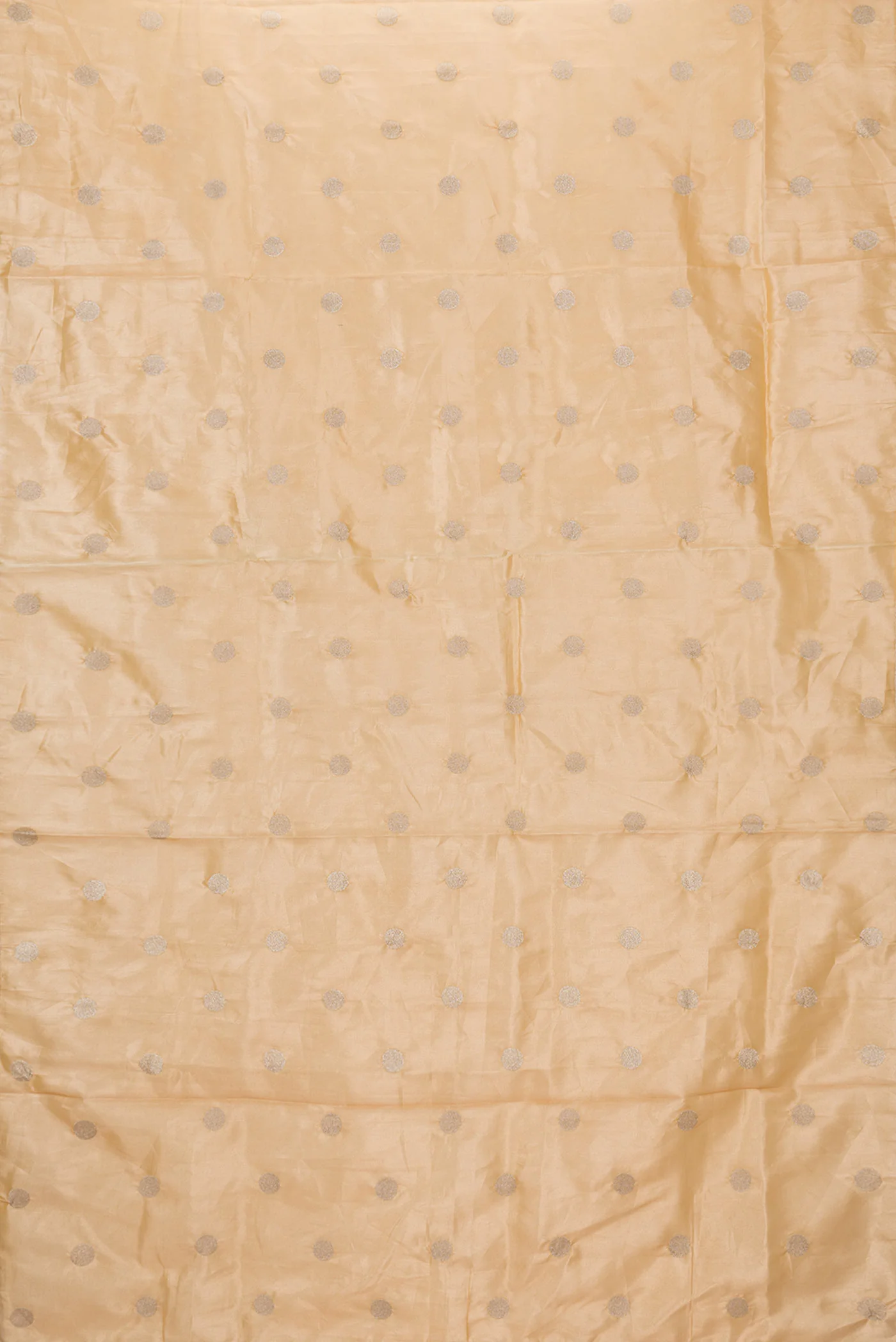 Gold Dual Tone Blended Organza Silk Saree - Image 3