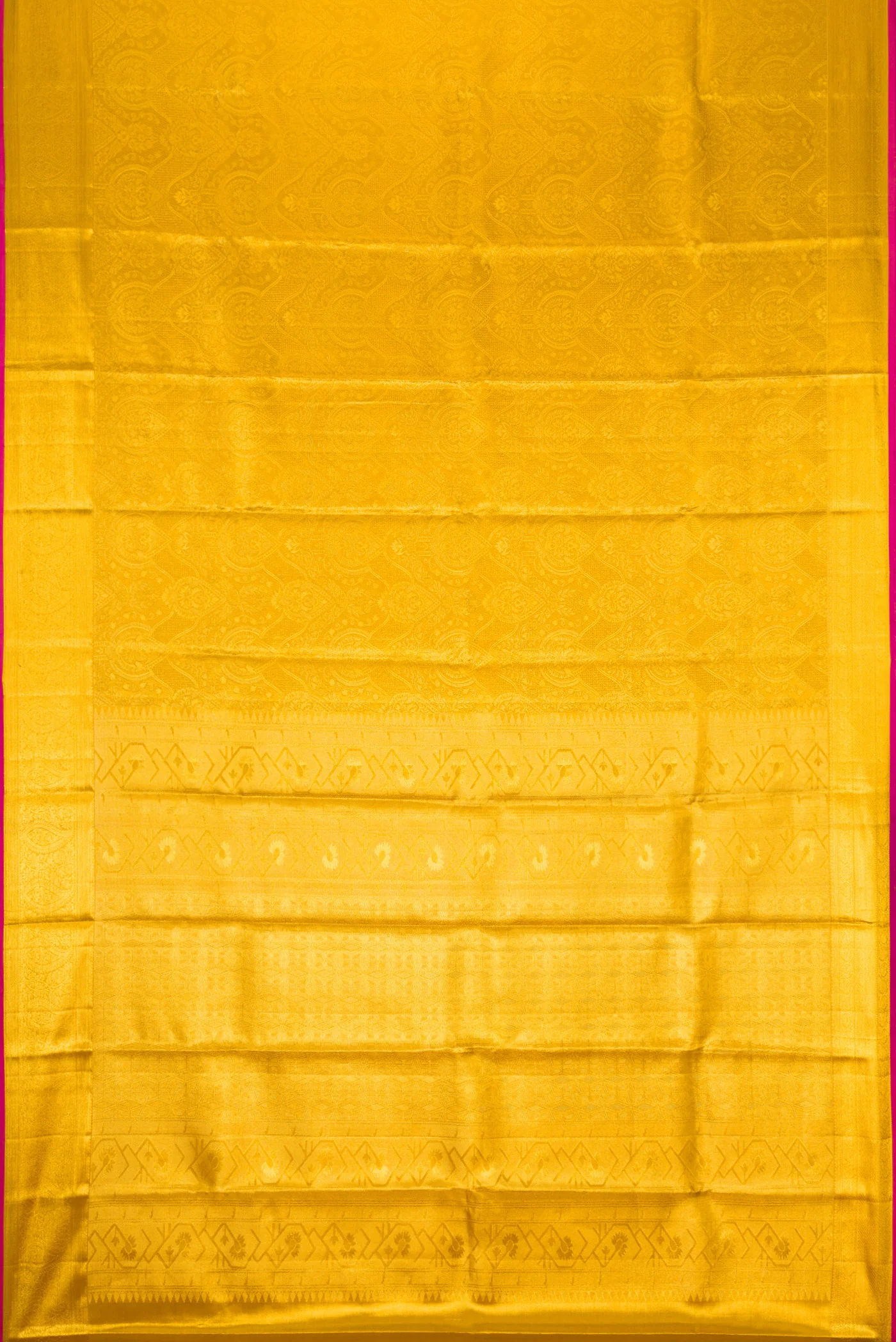 Gold Kanchipuram Tissue Silk Saree - Image 6