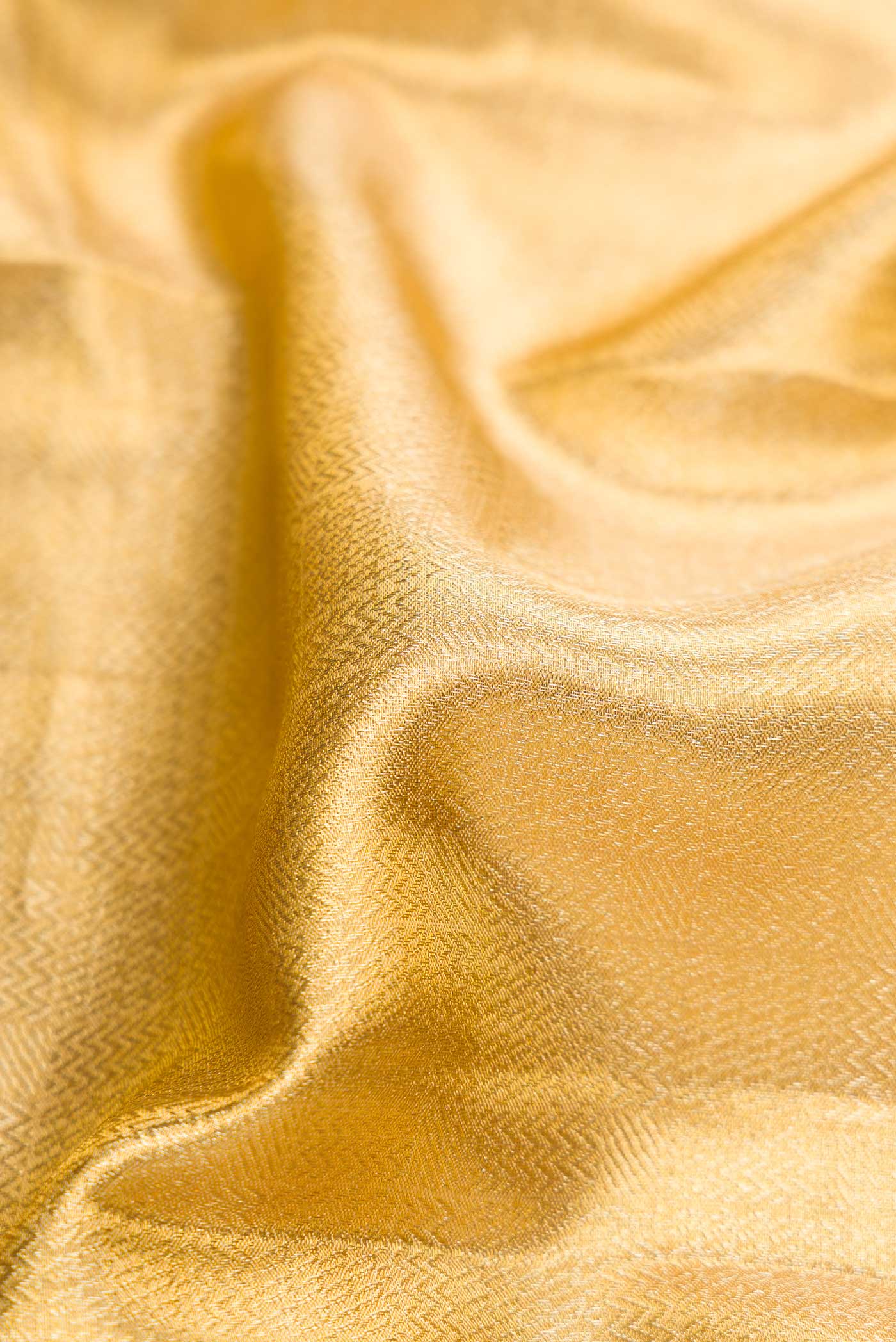 Gold Kanjivaram Tissue Silk Saree - Image 2