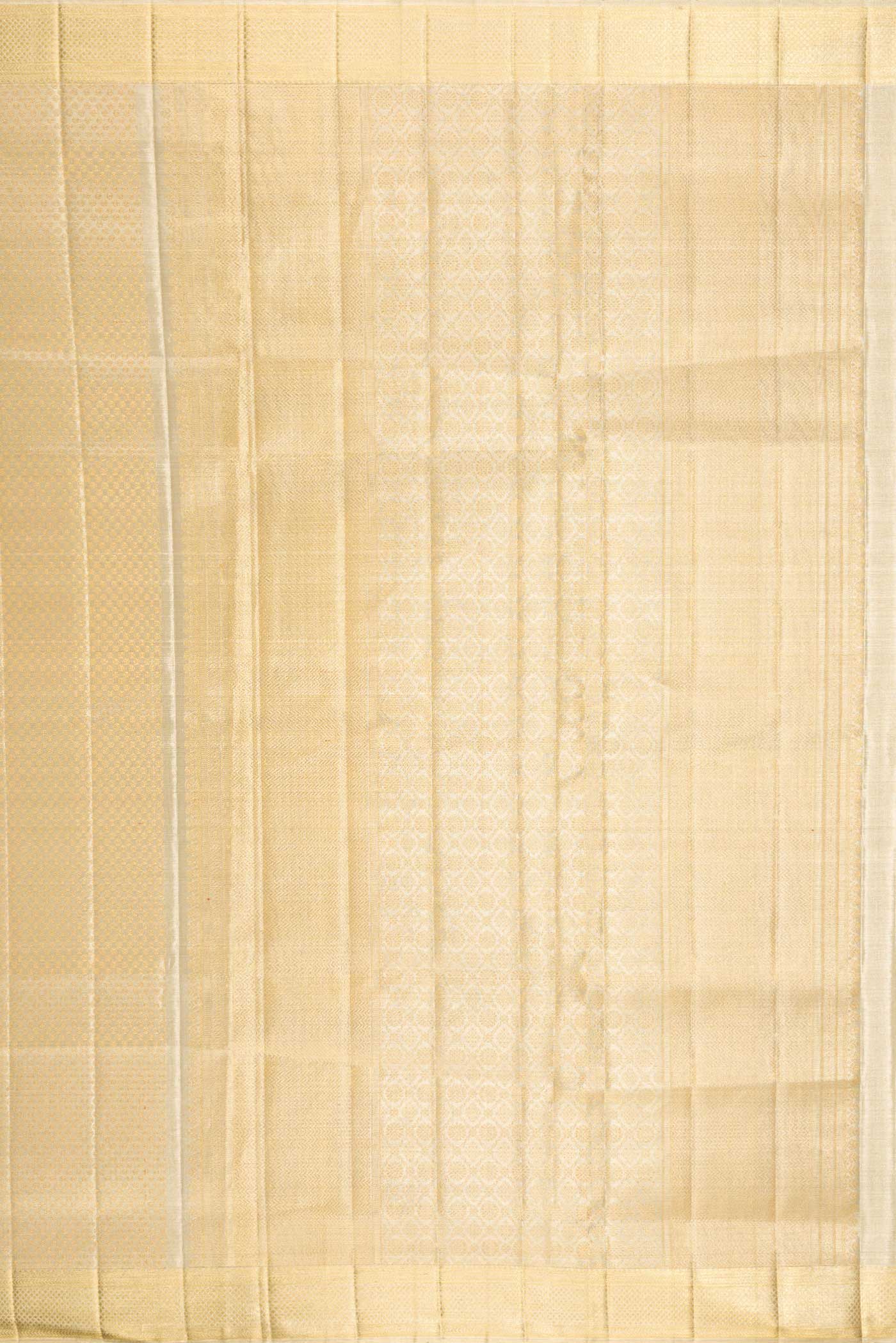 Gold Dual Tone Kanjivaram Tissue Silk Saree - Image 7