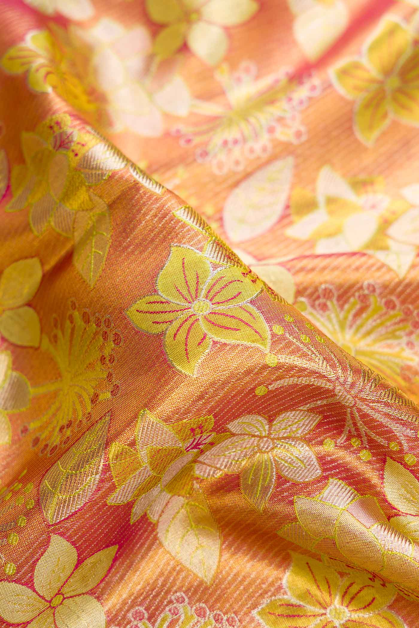 Gold Kanjivaram Tissue Silk Saree - Image 2