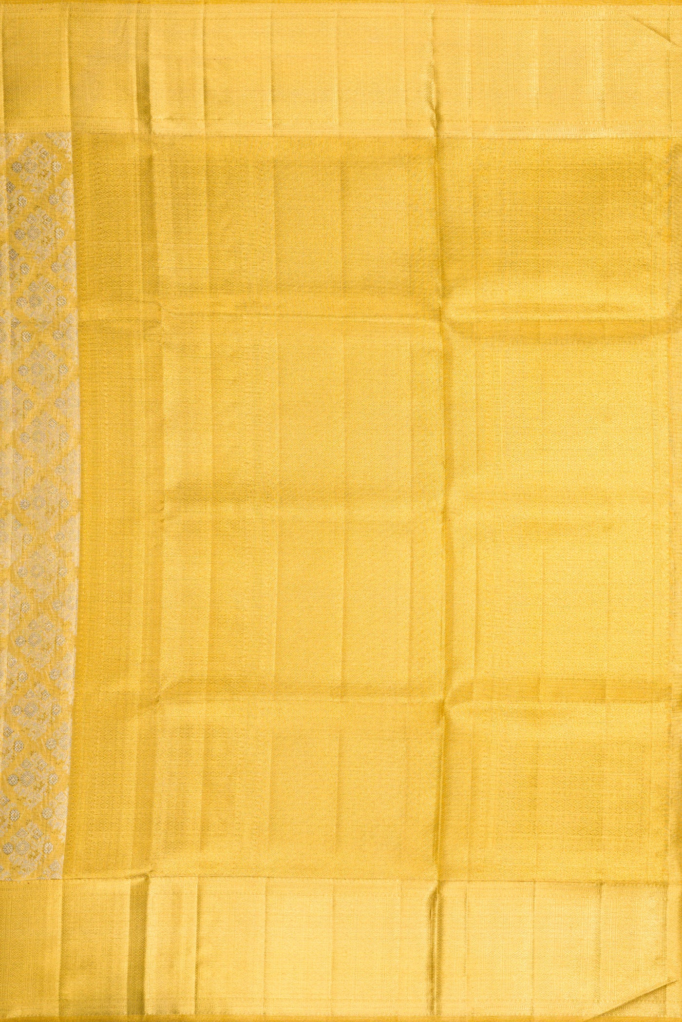 Gold Dual Tone Kanjivaram Tissue Silk Saree - Image 7